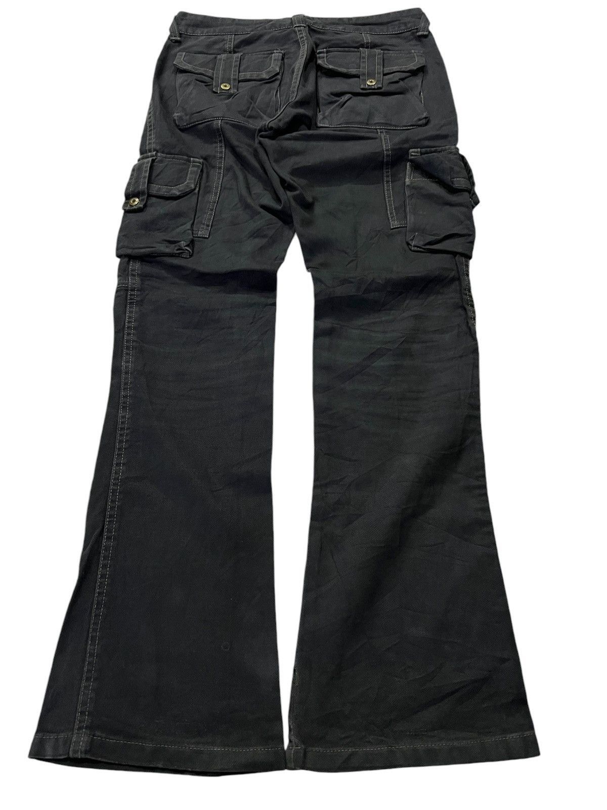 If Six Was Nine × Tornado Mart TORNADO MART MULTIPOCKET CARGO FLARE PANTS Size US 28 / EU 44 - 2 Thumbnail
