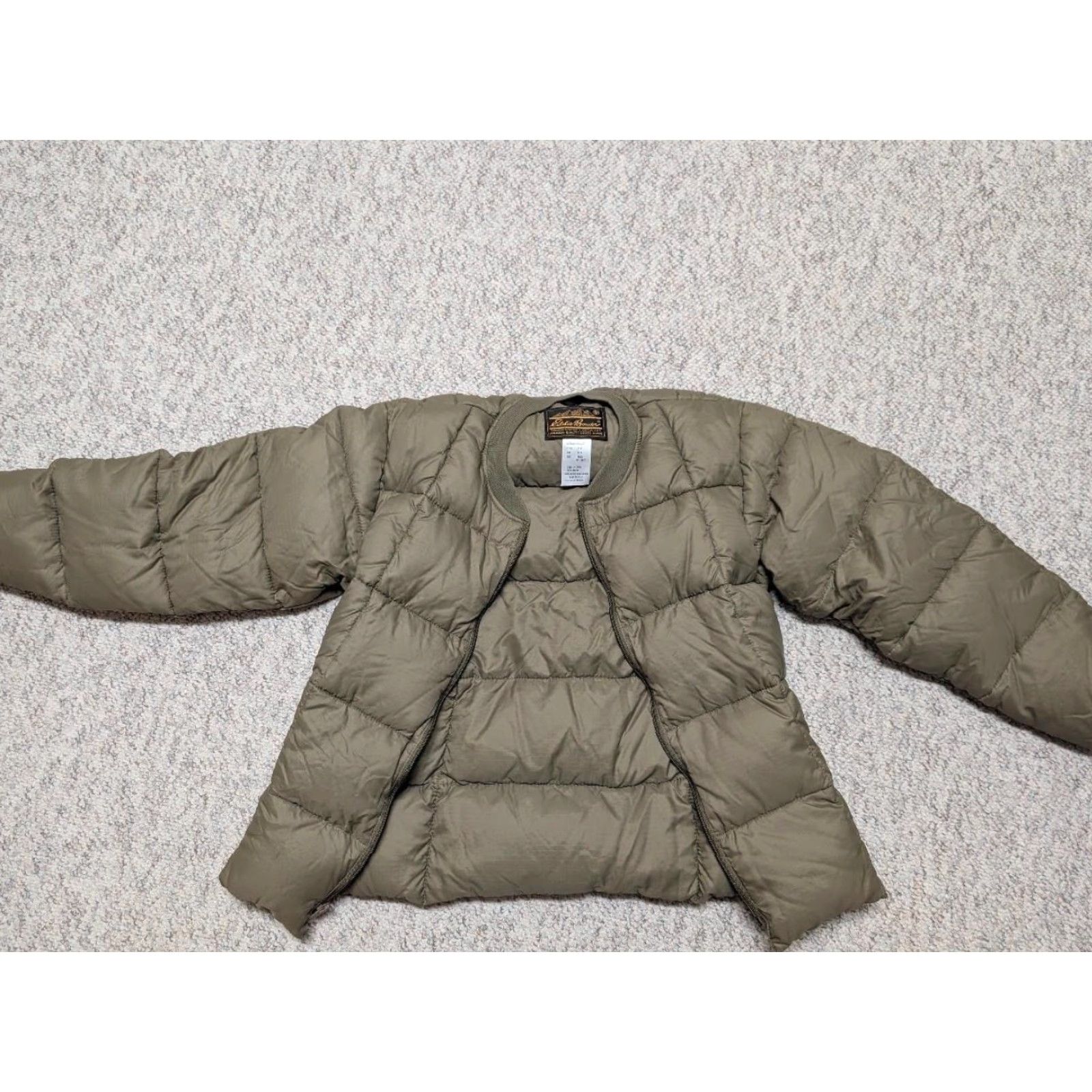 Eddie Bauer VINTAGE Eddie Bauer Jacket Puffer Goose Down USA Green S 36-38 Ripstop Nylon Zip Mens Size US S / EU 44-46 / 1 - 3 Thumbnail