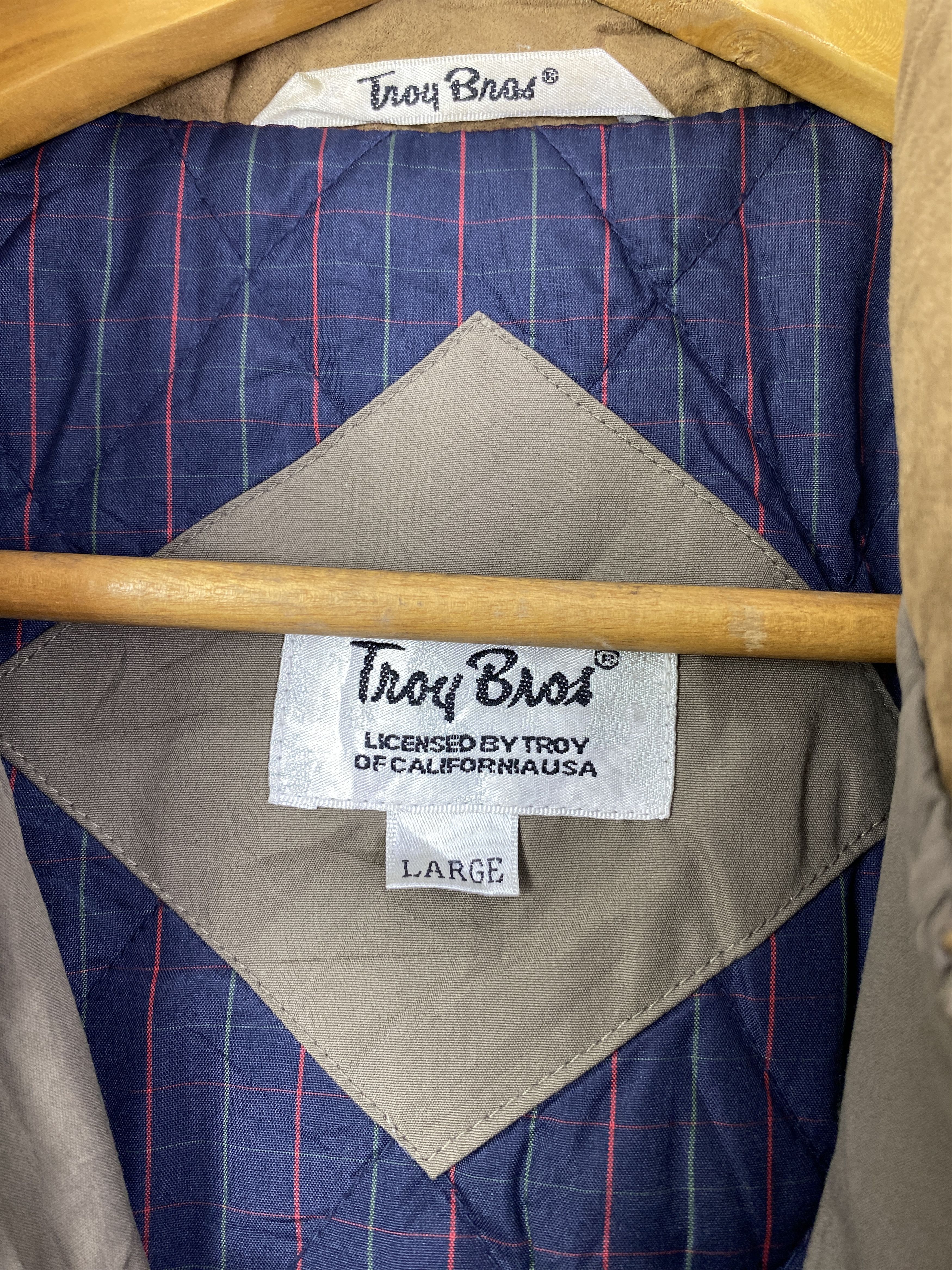 Japanese Brand Vtg 90s Troy Bros Barn Coat Corduroy Collar Jacket JA0216 Size US L / EU 52-54 / 3 - 6 Thumbnail