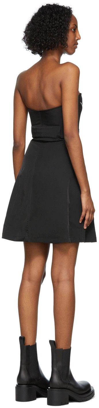 Bottega Veneta o1y0725 Sleeveless Mini Dress in Black Size XS / US 0-2 / IT 36-38 - 2 Thumbnail