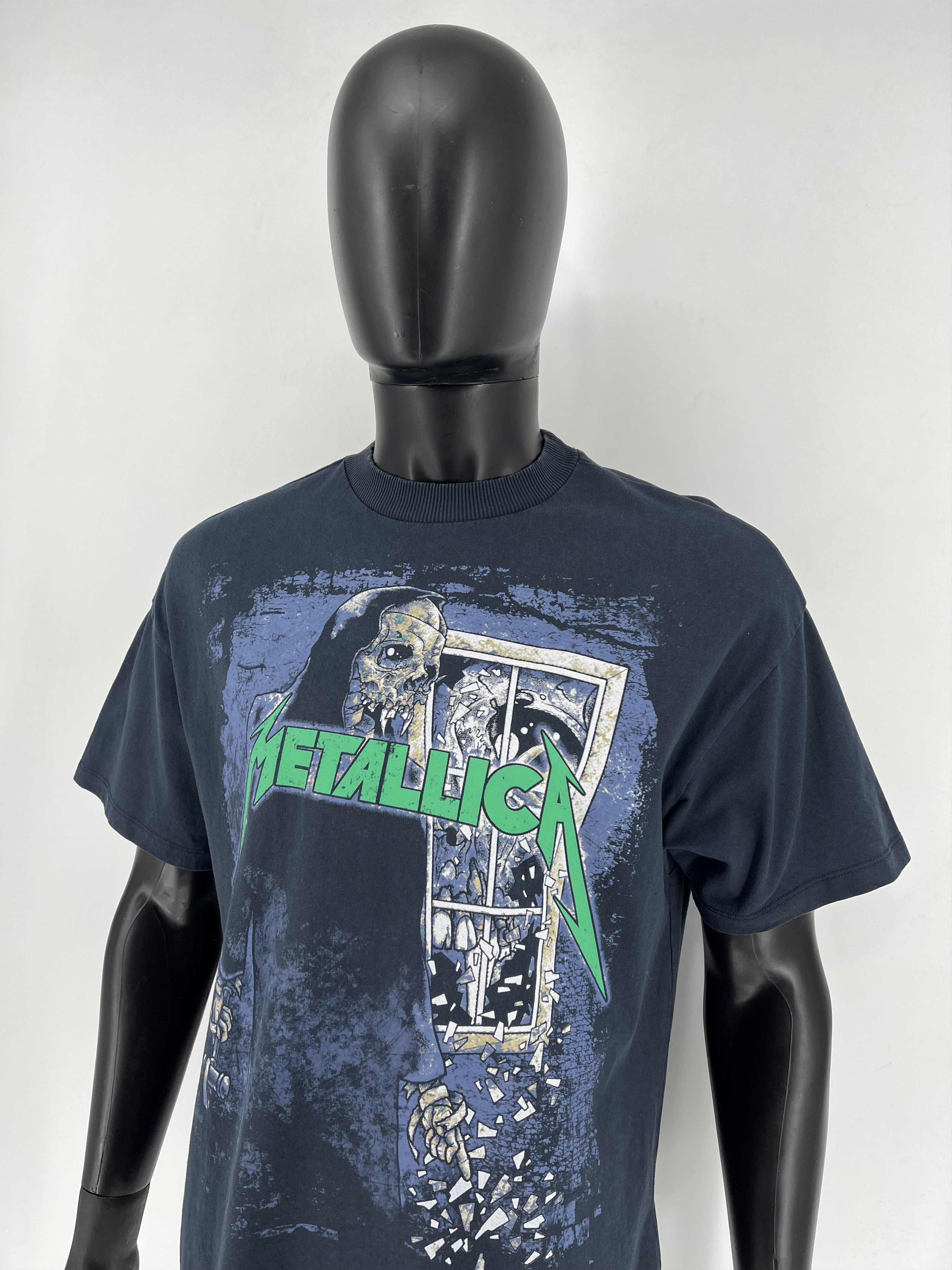 Band Tees Vintage Y2K Metallica Skulls Dead Face Band Rock Streetwear Size US L / EU 52-54 / 3 - 5 Thumbnail