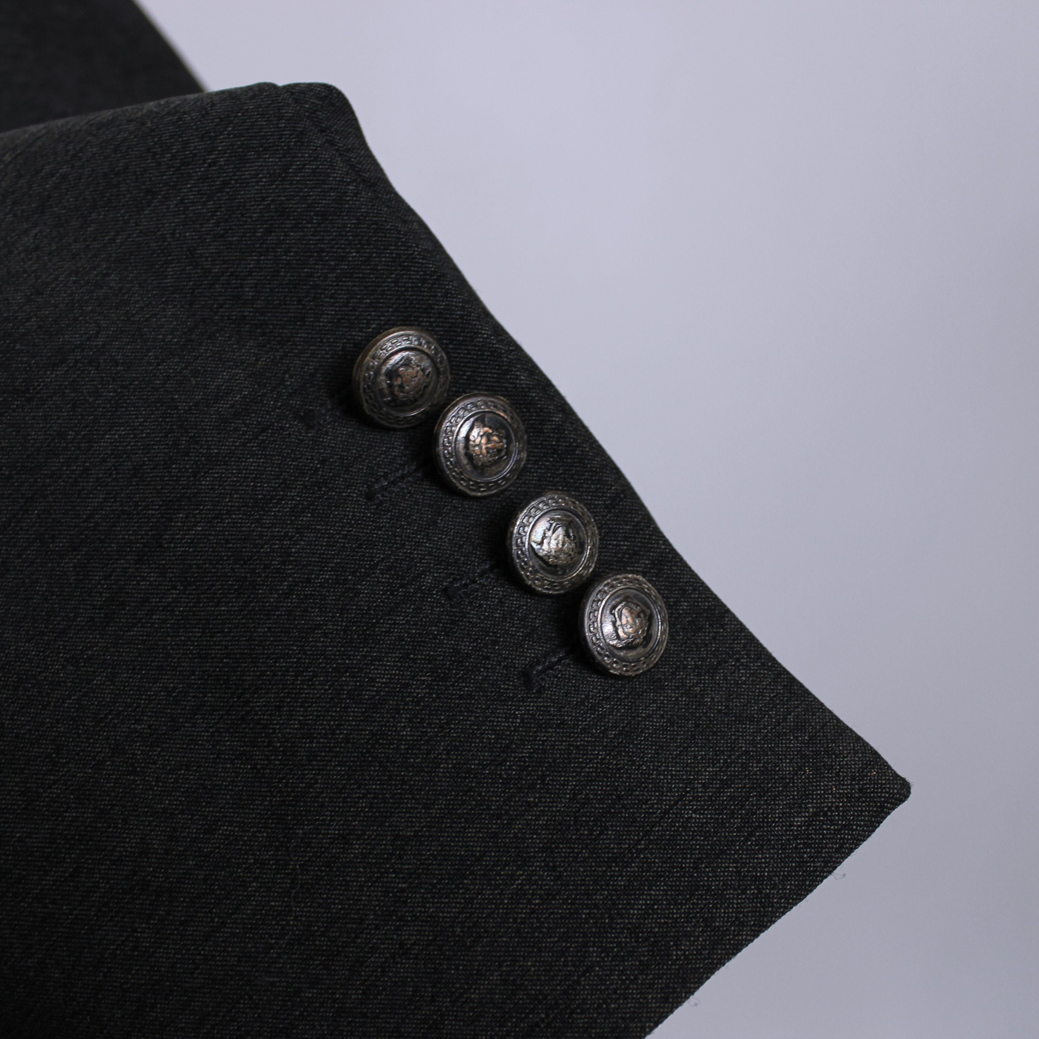 Versace Gianni Versace blazer medusa wool gray 50 52 Size 42R - 6 Thumbnail