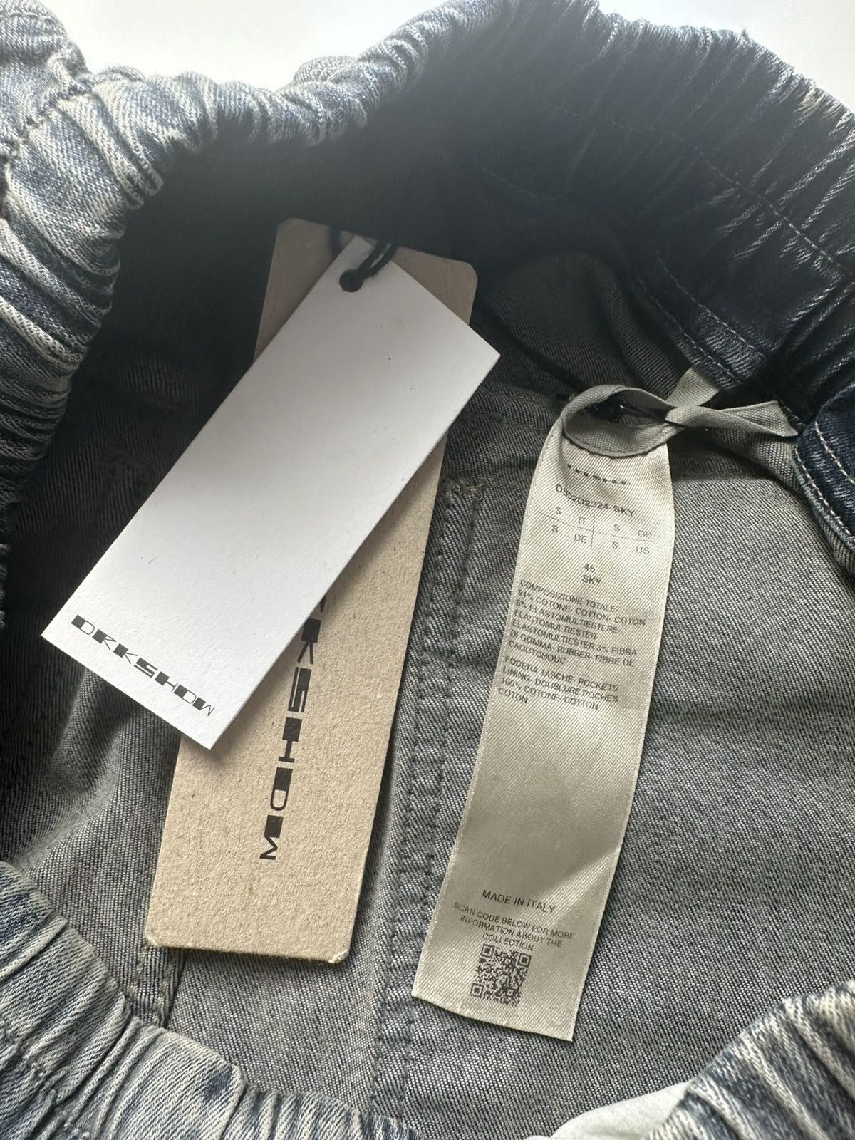 Rick Owens Drkshdw Rick Owens DRKSHDW jumbo double cargo denim bela S NEW Size US 31 - 3 Thumbnail