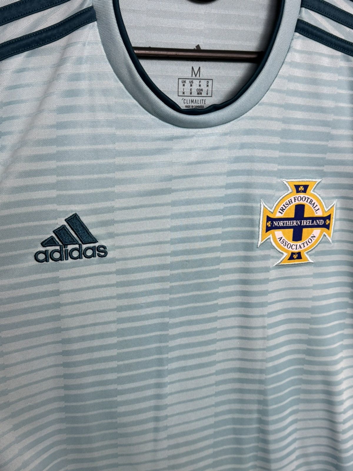 Adidas Northern Ireland 18/19 Away Football Jersey Size US M / EU 48-50 / 2 - 3 Thumbnail