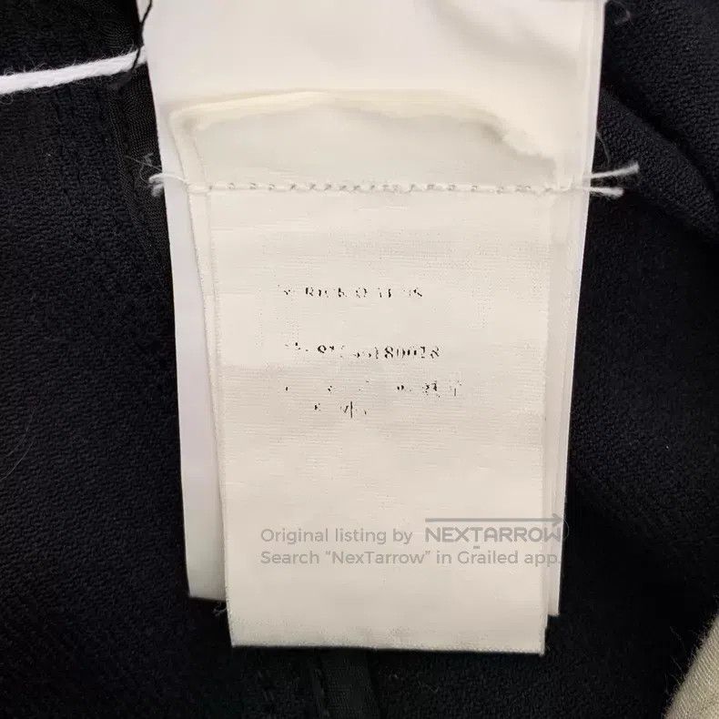 Rick Owens Rick Owens Black cotton drawstring slacks with low-end sla Size US 38 / EU 54 - 6 Thumbnail
