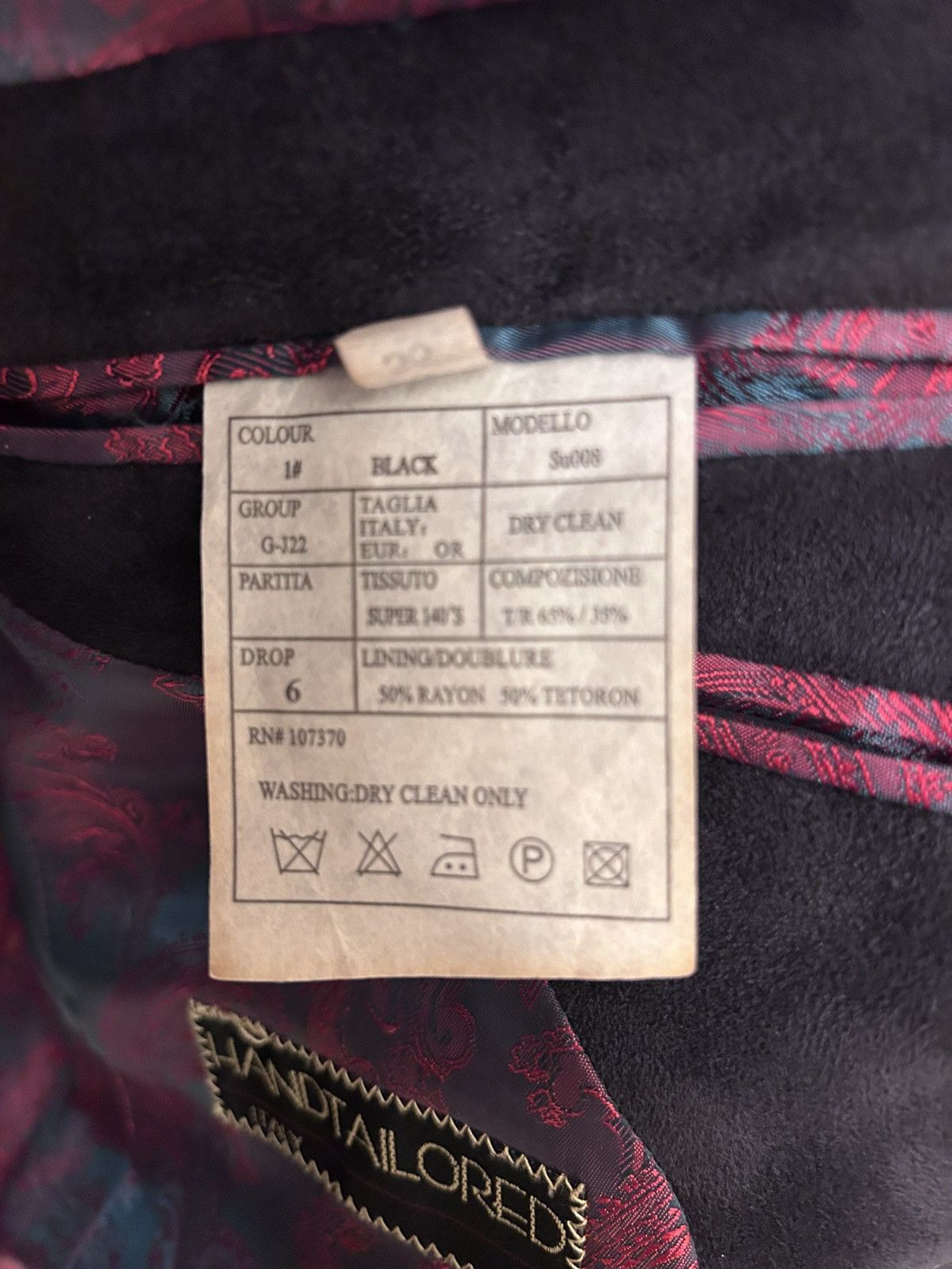 Other Firado Handtailored Italian Premium Suede Blazer Jacket Size 36S - 6 Thumbnail