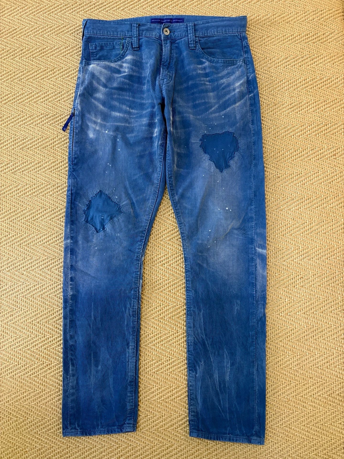 Fragment Design Vanquish Fragment Distressed Corduroy Pants Size US 32 / EU 48 - 1 Thumbnail