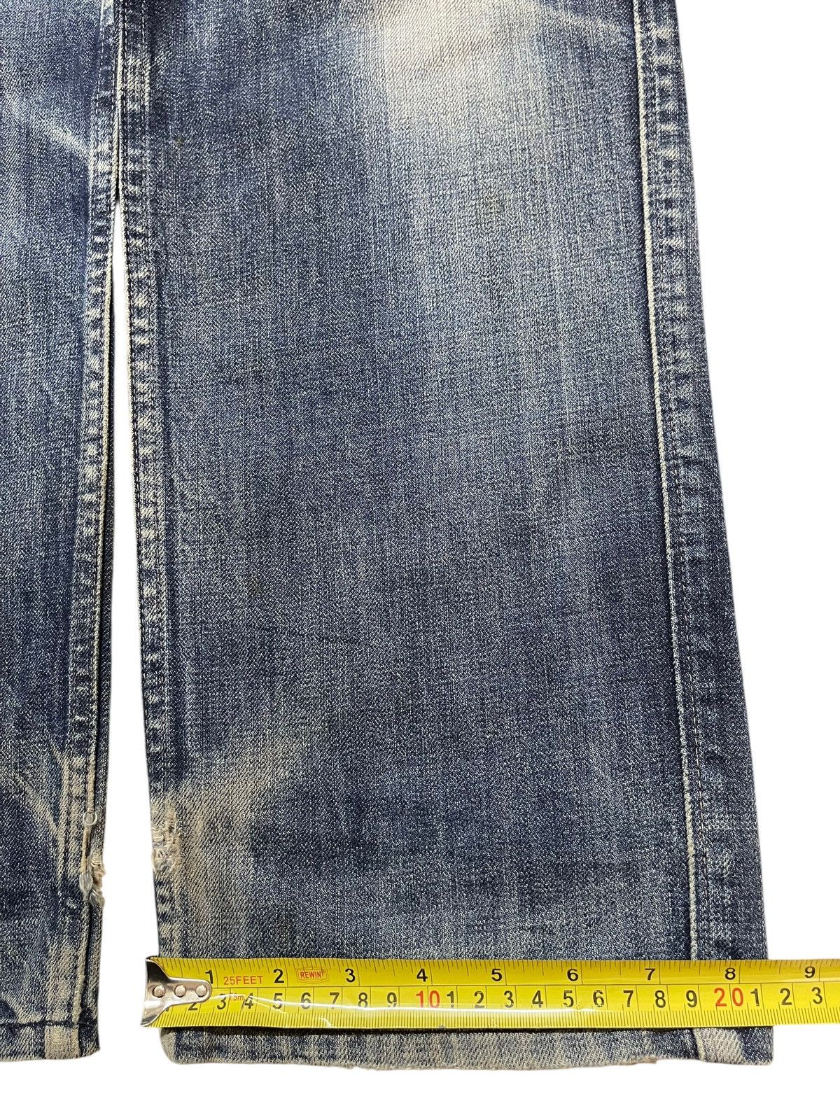 Lee Vintage Lee Bush Pants Faded Wash Style Baggy Style Jeans Size US 33 - 16 Thumbnail