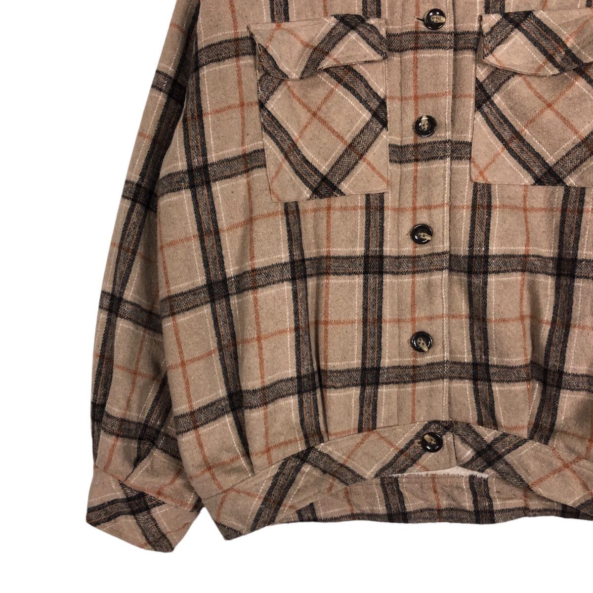 Flannel 📌Vintage Flannel Jacket Tartan Private Pause Issey Miyake Size US L / EU 52-54 / 3 - 5 Thumbnail