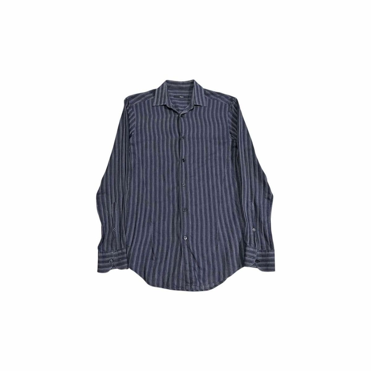Z Zegna 🔥Vintage Z Zegna Striped Shirt Long Sleeve Size US M / EU 48-50 / 2 - 1 Thumbnail