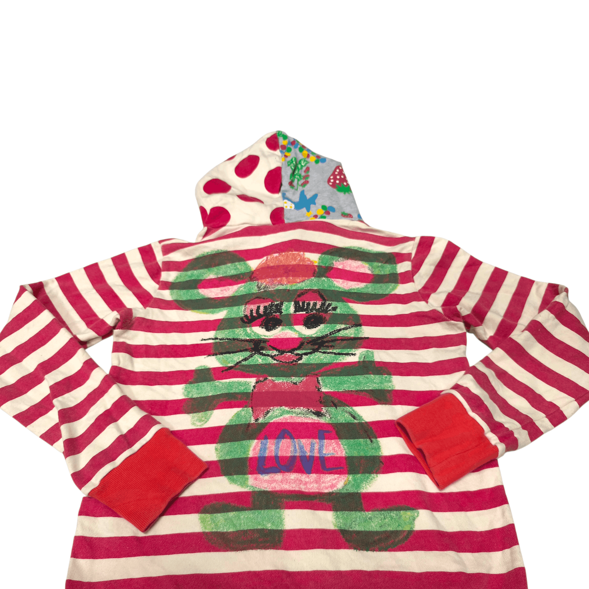 Grand Slam Love Revolution Grand Slam Strawberry Patch Hoodie Harajuku Size XS / US 0-2 / IT 36-38 - 4 Thumbnail
