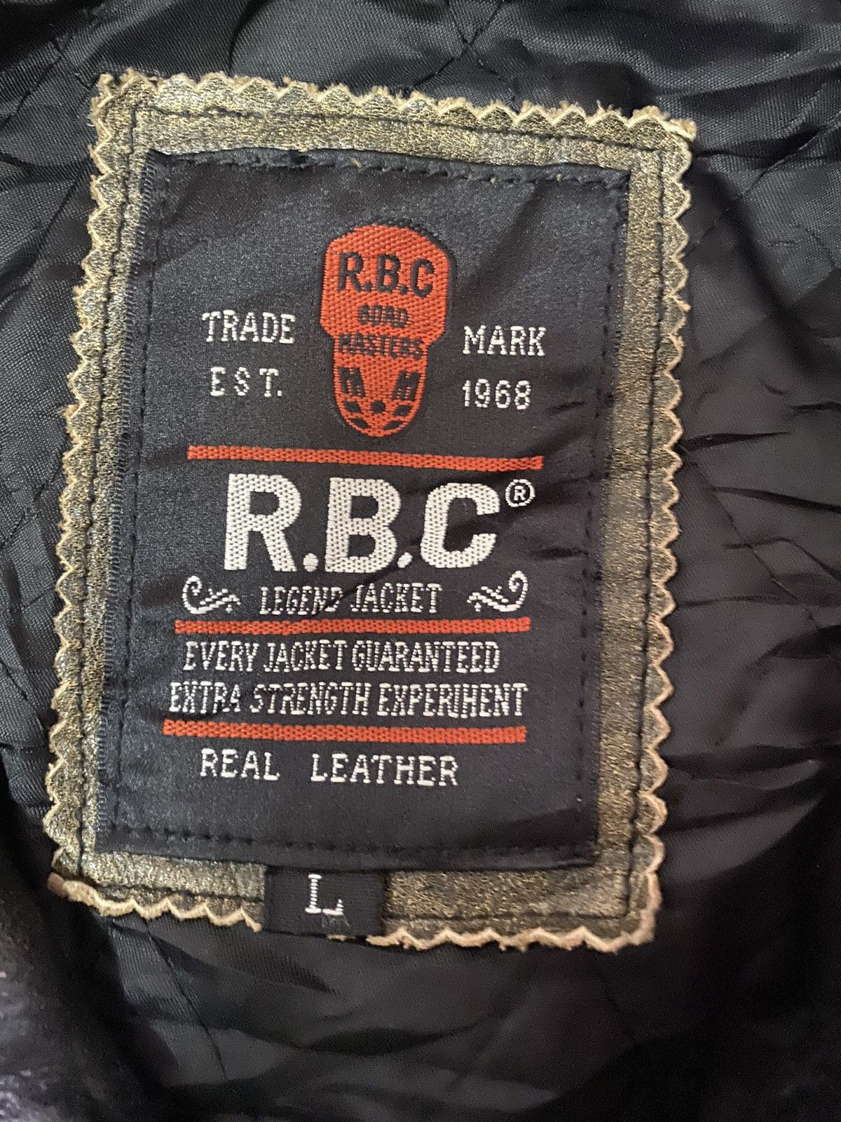 Other Vintage R.B.C Boad Masters Motorcycles Leather Jacket Size US L / EU 52-54 / 3 - 19 Thumbnail