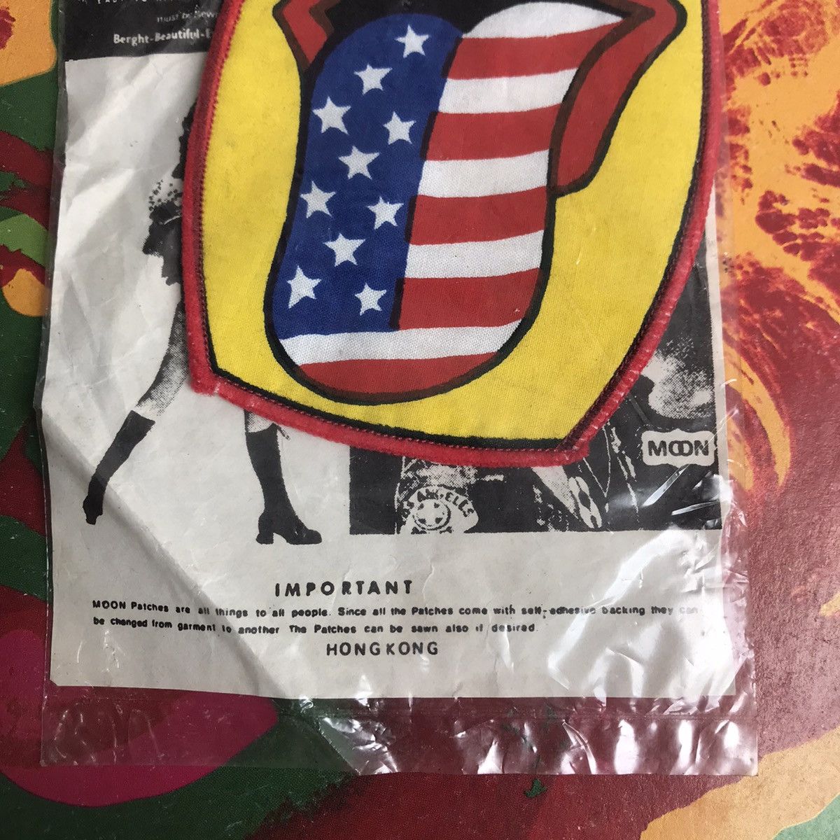 Band Tees × Hysteric Glamour × Le Grande Bleu (L.G.B.) Vintage The Rolling Stone Patches Its Only Rock N’ Roll Patc Size ONE SIZE - 5 Thumbnail
