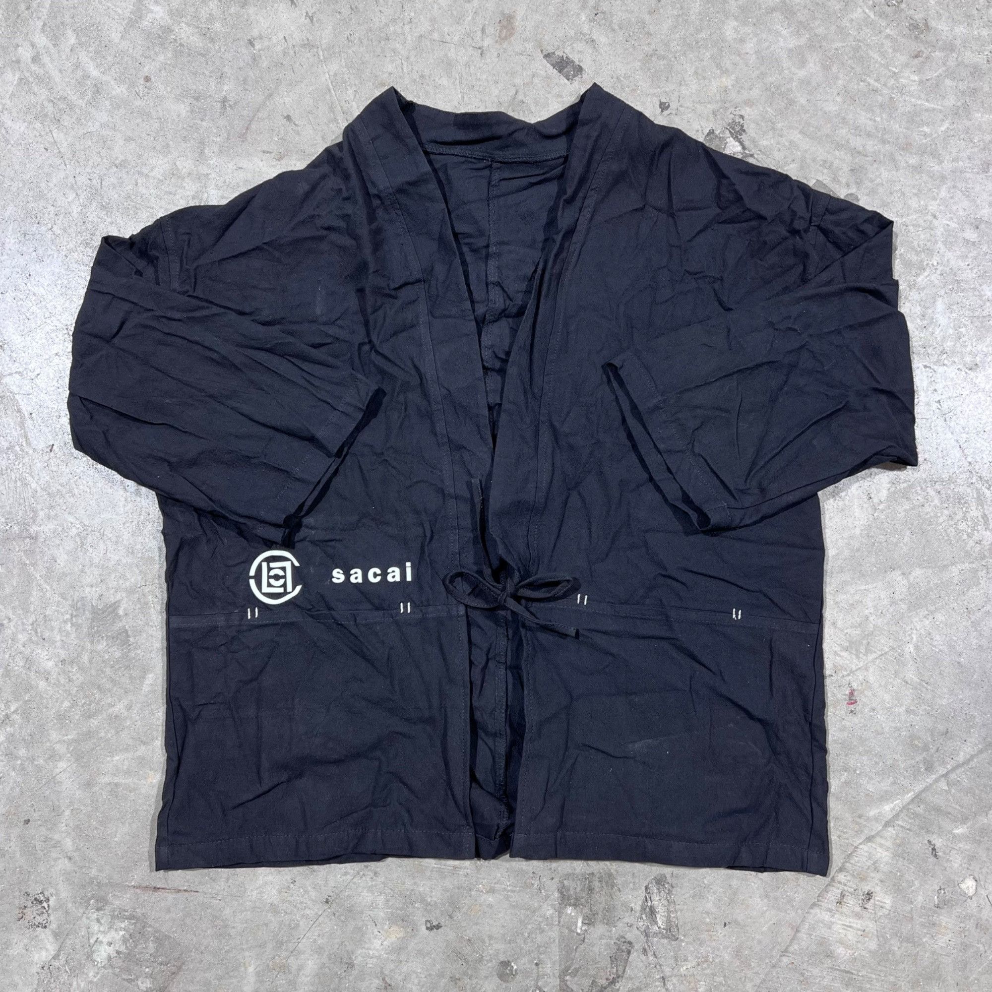 CLOT NEW SACAI x CLOT STAFF BLACK JACKET SZ ONE SIZE Size US L / EU 52-54 / 3 - 2 Thumbnail