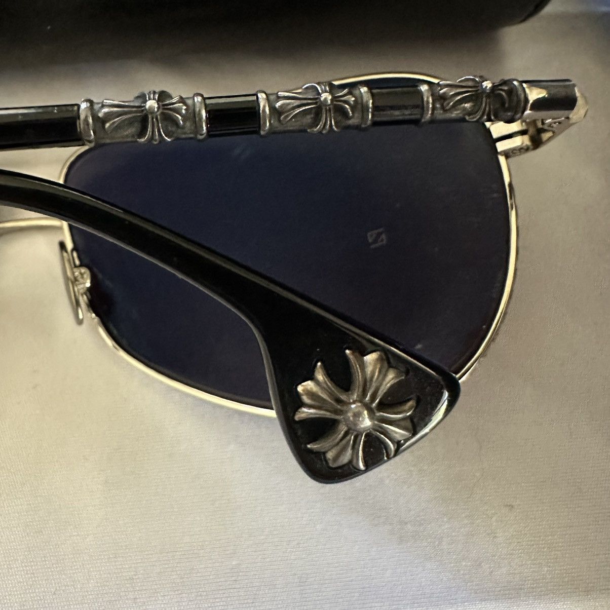 Chrome Hearts Chrome Hearts 'Beast BBC' Black Gradient 925 Silver Glasses Size ONE SIZE - 6 Thumbnail