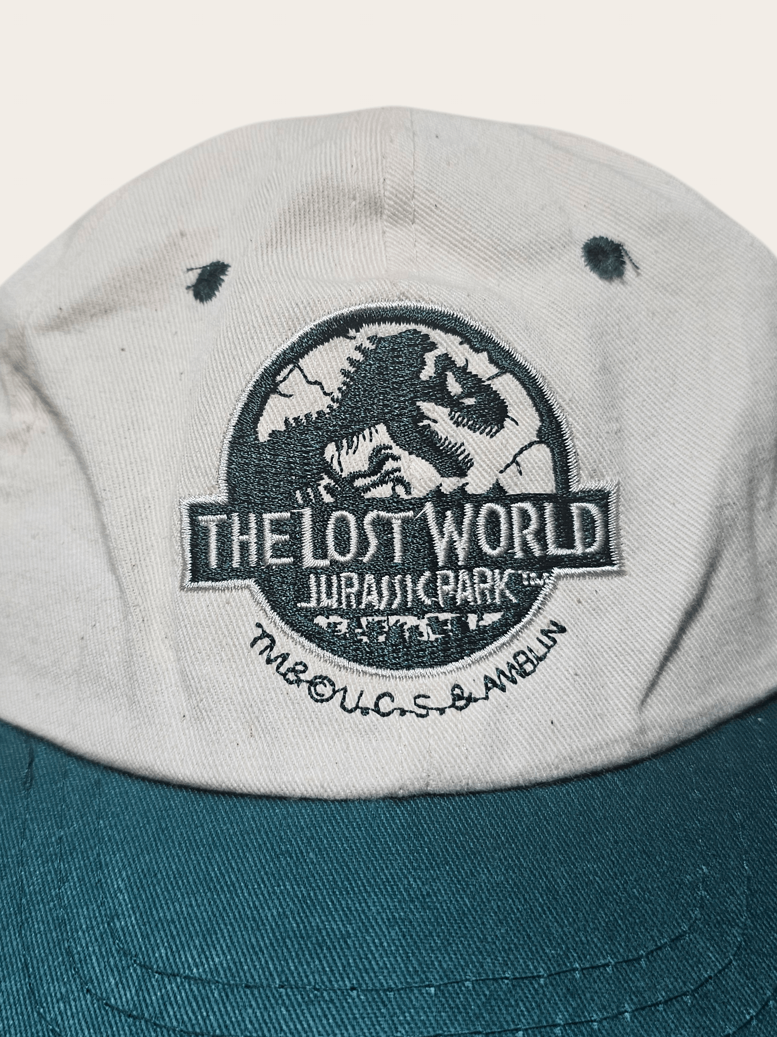 Vintage Jurassic Park The Lost World 90's Hat Size ONE SIZE - 3 Thumbnail