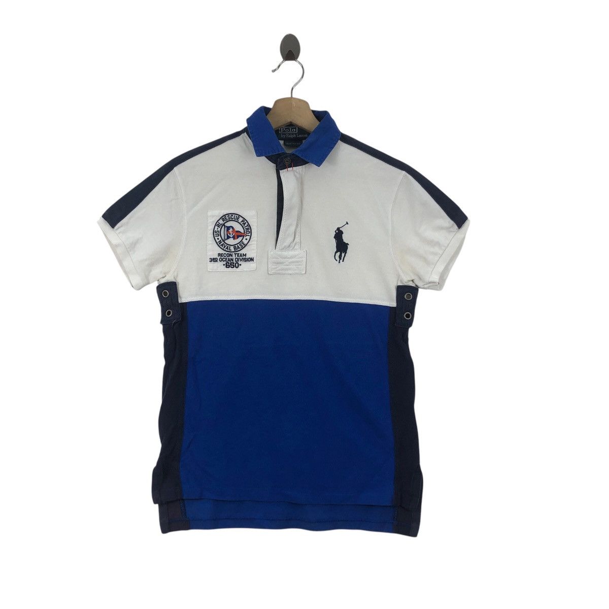 Polo Ralph Lauren Vintage POLO RALPH LAUREN Rescue Patrol Recon Tee Shirt Top Size XS / US 0-2 / IT 36-38 - 1 Thumbnail