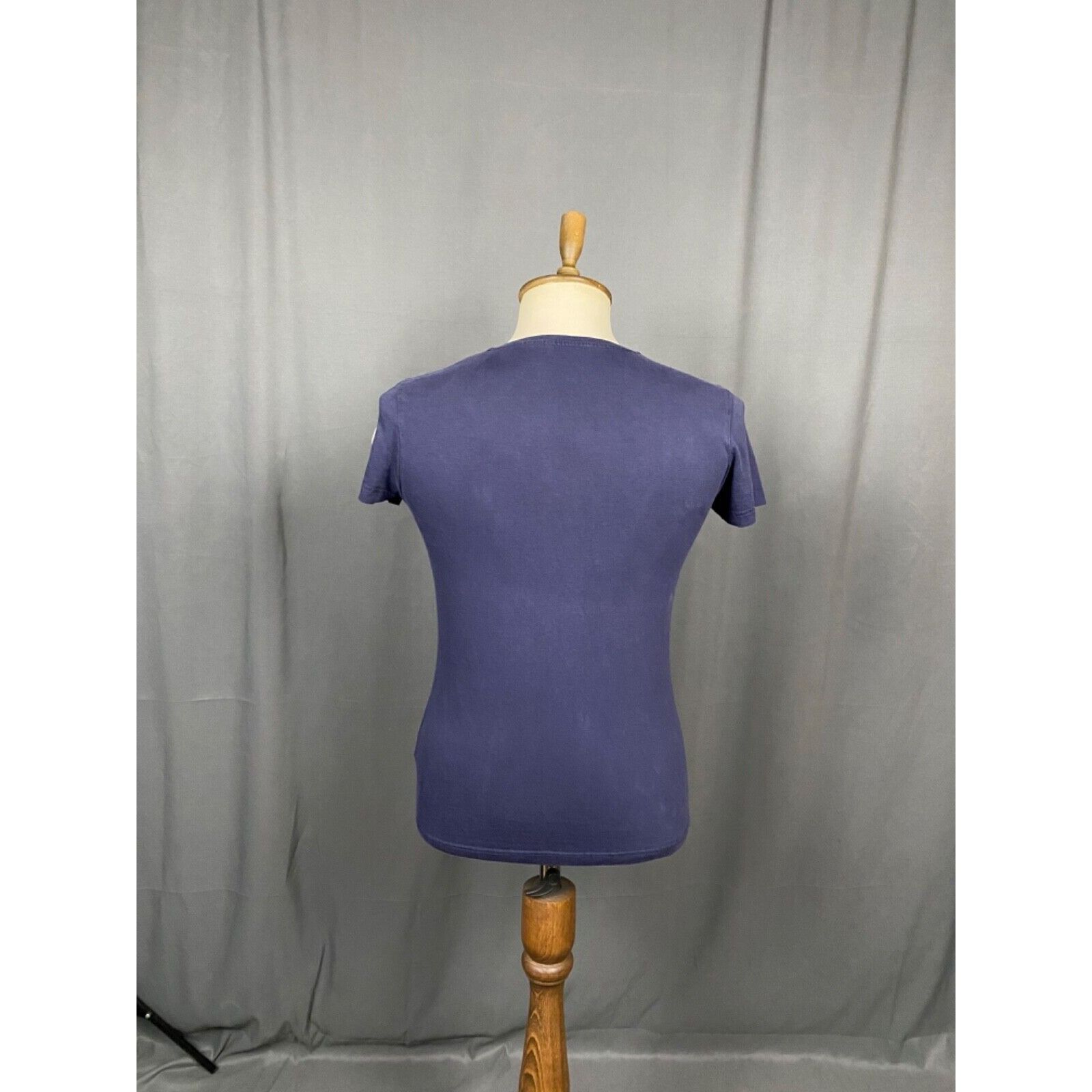 Moncler Moncler Giroccolo Small Logo Men's Blue T-Shirt Size L Size US L / EU 52-54 / 3 - 7 Thumbnail