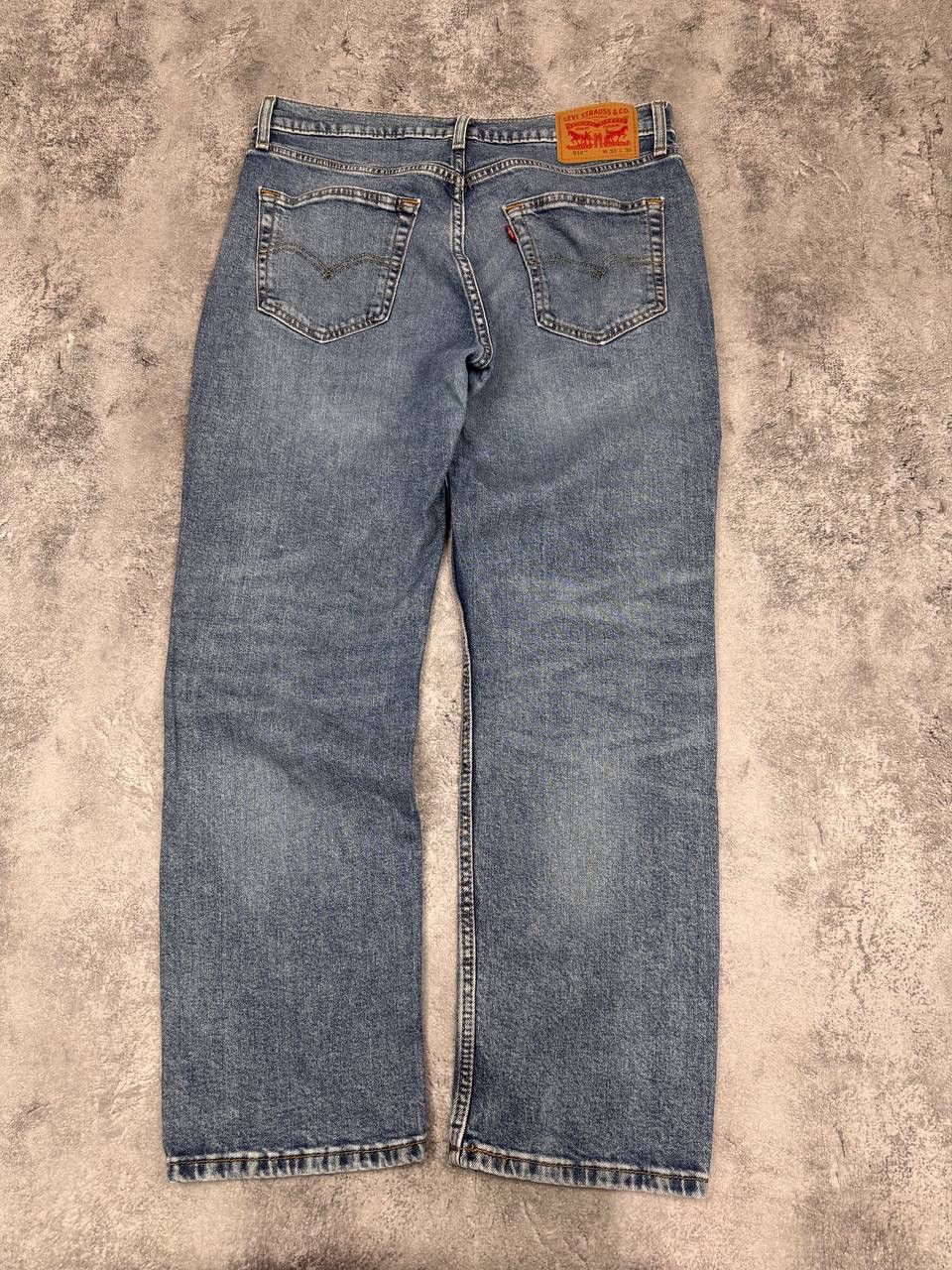 Levi's Levi's 514 Men's Denim Pants Jeans Straight Fit Blue Size 33 Size US 33 - 1 Thumbnail
