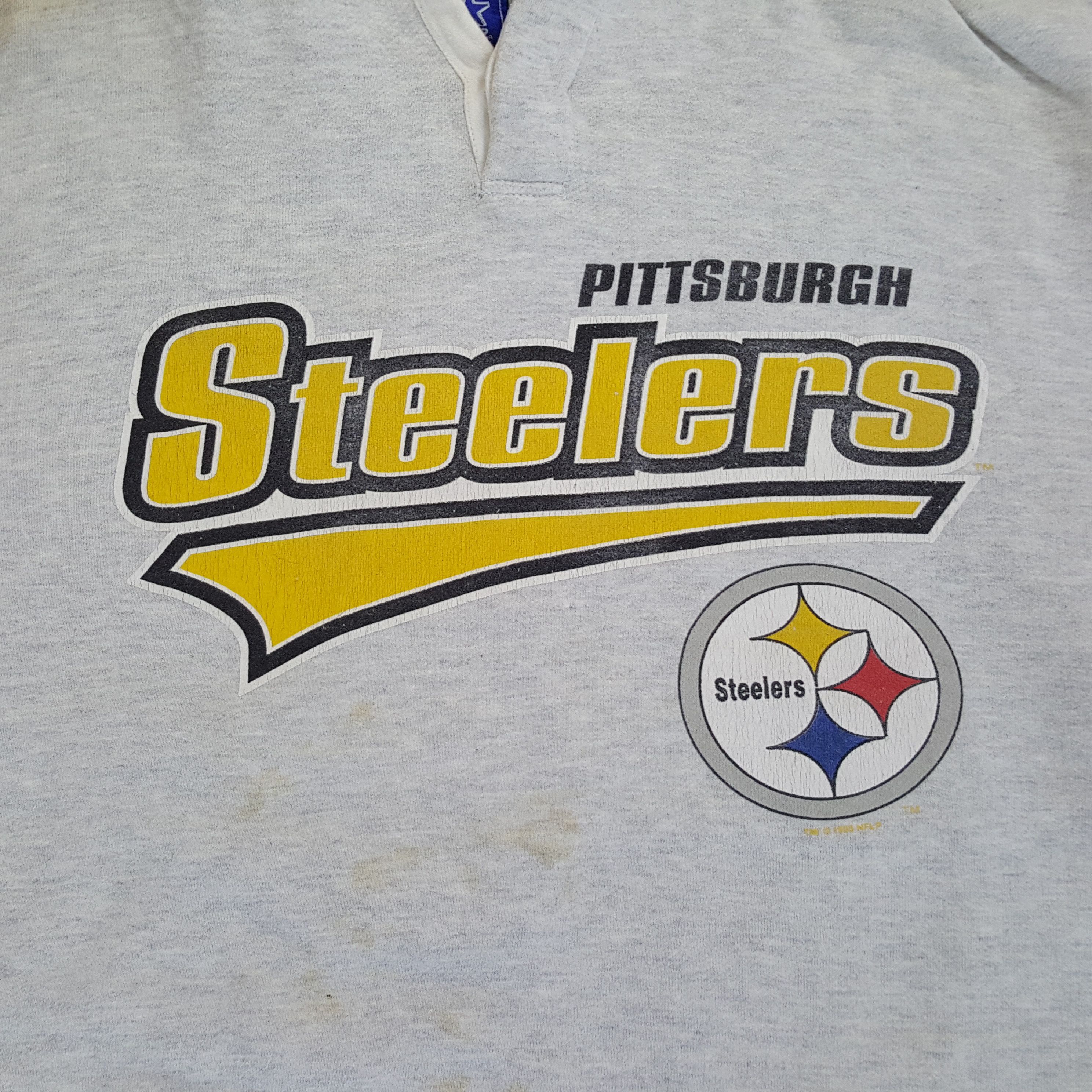 NFL × Starter × Vintage Pittsburgh Steelers NFL Team Starter Hoodies Size US XXL / EU 58 / 5 - 2 Thumbnail