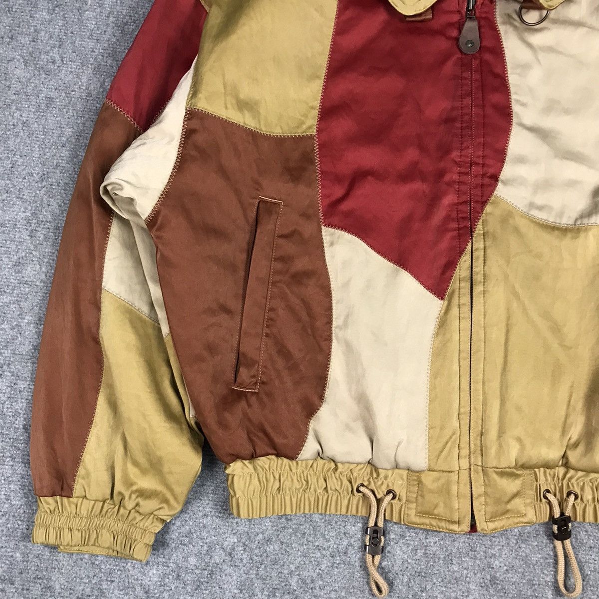 Japanese Brand CRESSON JAPAN PATCHWORK BOMBER JACKET Size US L / EU 52-54 / 3 - 4 Thumbnail
