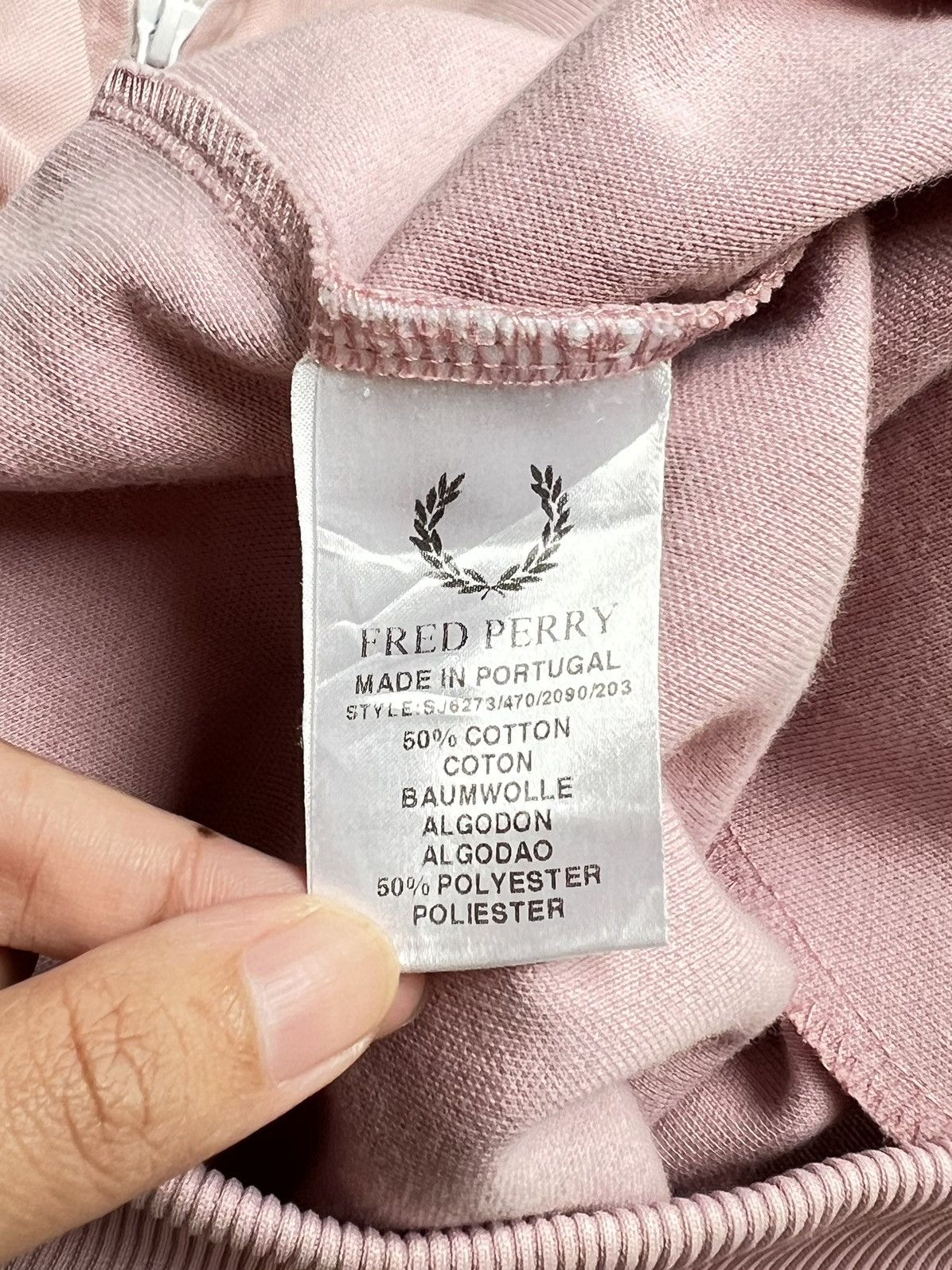Fred Perry PRED PERRY Sportswear Pink Jacket Size US L / EU 52-54 / 3 - 12 Thumbnail