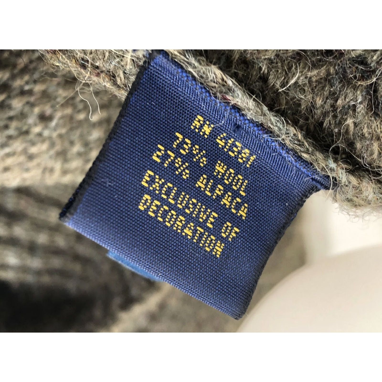 Polo Ralph Lauren POLO / RALPH LAUREN Sweater Men L Green Wool Pocket Elbow Patch Pullover - EXCELLENT Size US L / EU 52-54 / 3 - 7 Thumbnail