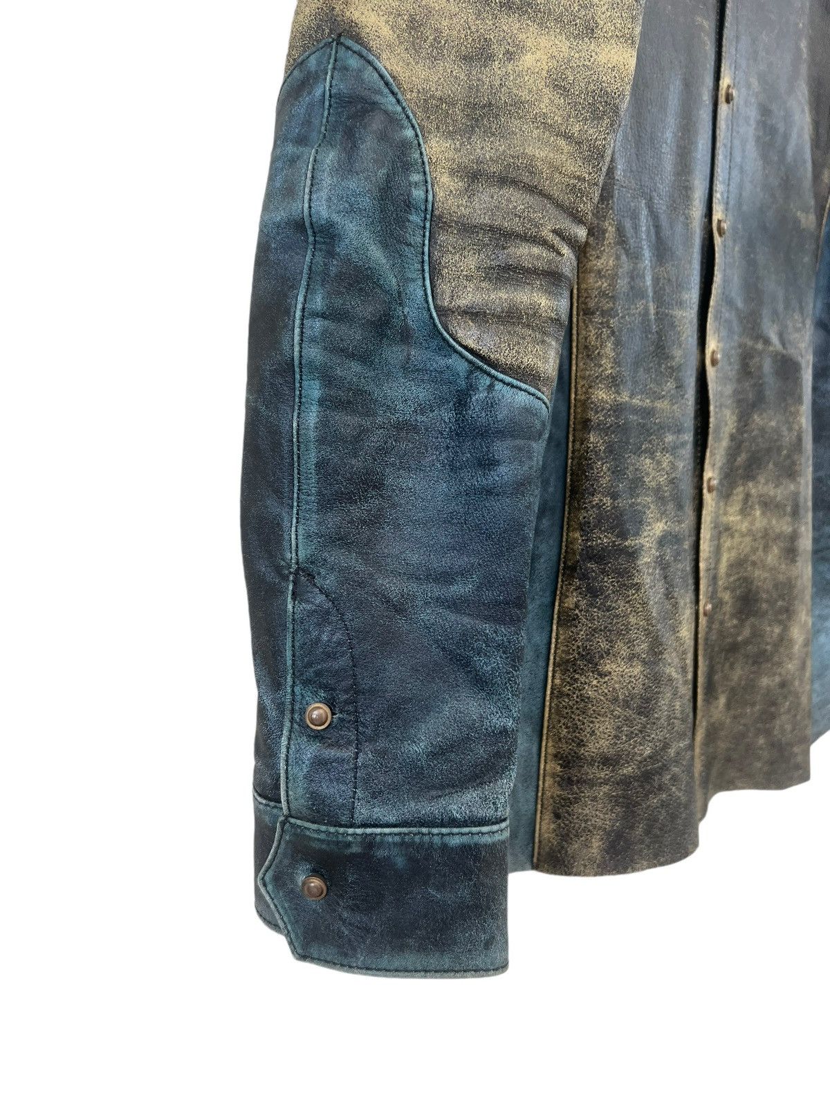 Obelisk Vintage Obelisk Japan Nice Patina Horse Leather Shirt Size US M / EU 48-50 / 2 - 8 Thumbnail