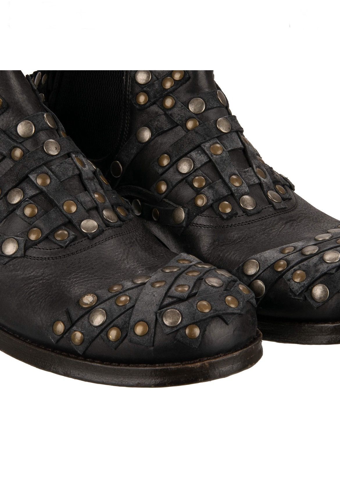 Dolce & Gabbana Studded Leather Ankle Boots. 8 Size US 8 / EU 41 - 7 Thumbnail