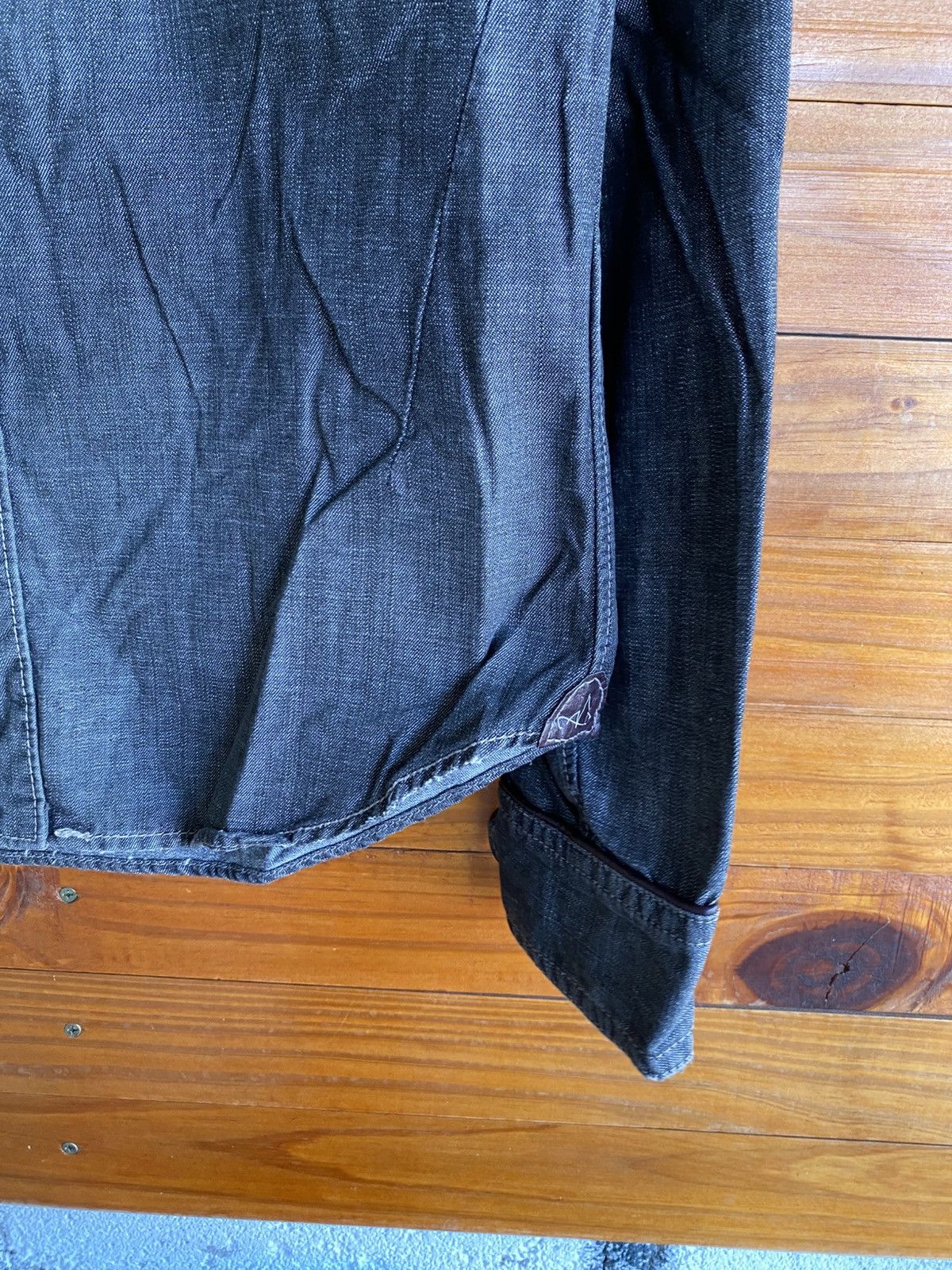 PPFM PPFM Japan Distressed Denim Jacket Grey Zip-Up Workwear Size US S / EU 44-46 / 1 - 7 Thumbnail