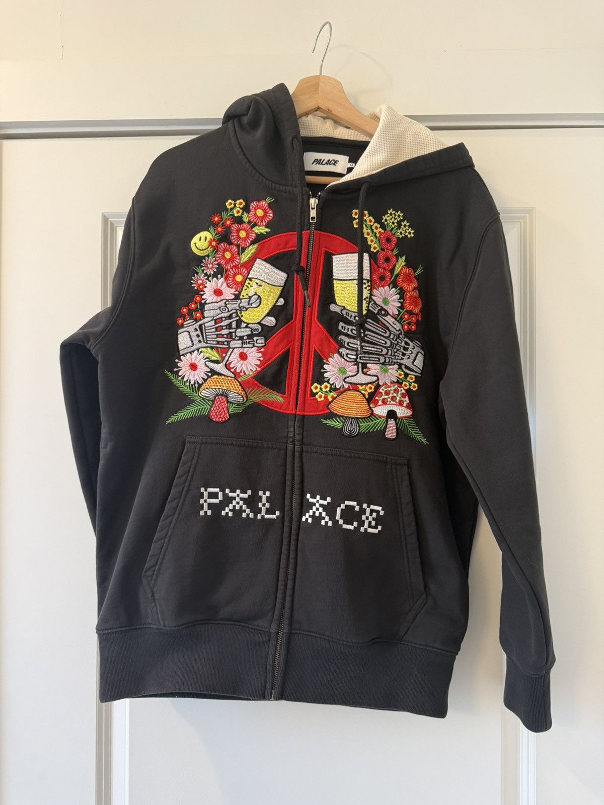 Palace Hippy Salute Zip Hood Size US M / EU 48-50 / 2 - 2 Thumbnail