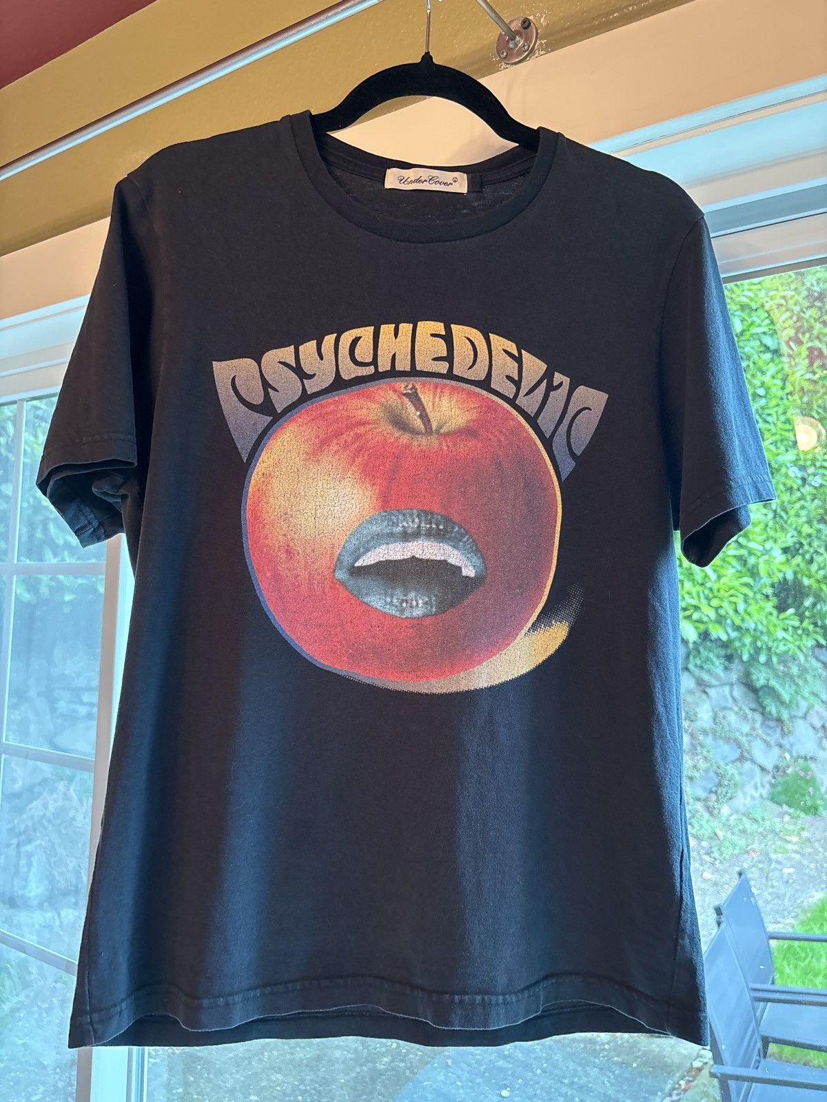 image of Undercover Psychadelic T-Shirt in Black, Men's (Size Small)