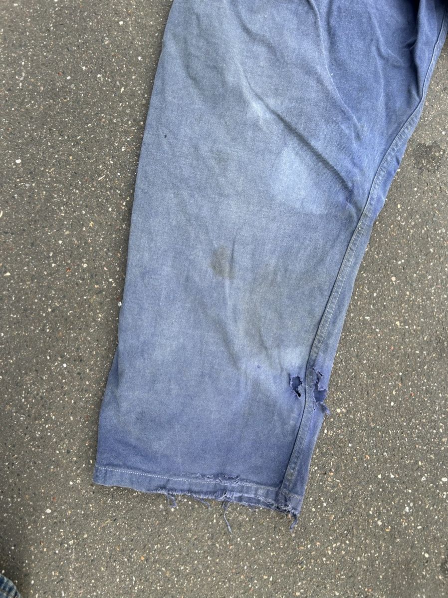 Other Blue work pants, old Distress patch Size US 33 - 9 Thumbnail