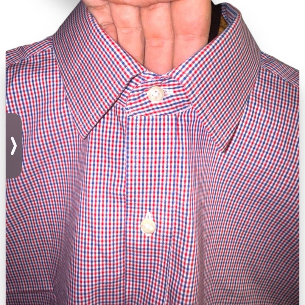 Brooks Brothers Navy & Red Brooks Brothers Regent Fit Non-Iron Dress Shirt S Size US S / EU 44-46 / 1 - 3 Thumbnail