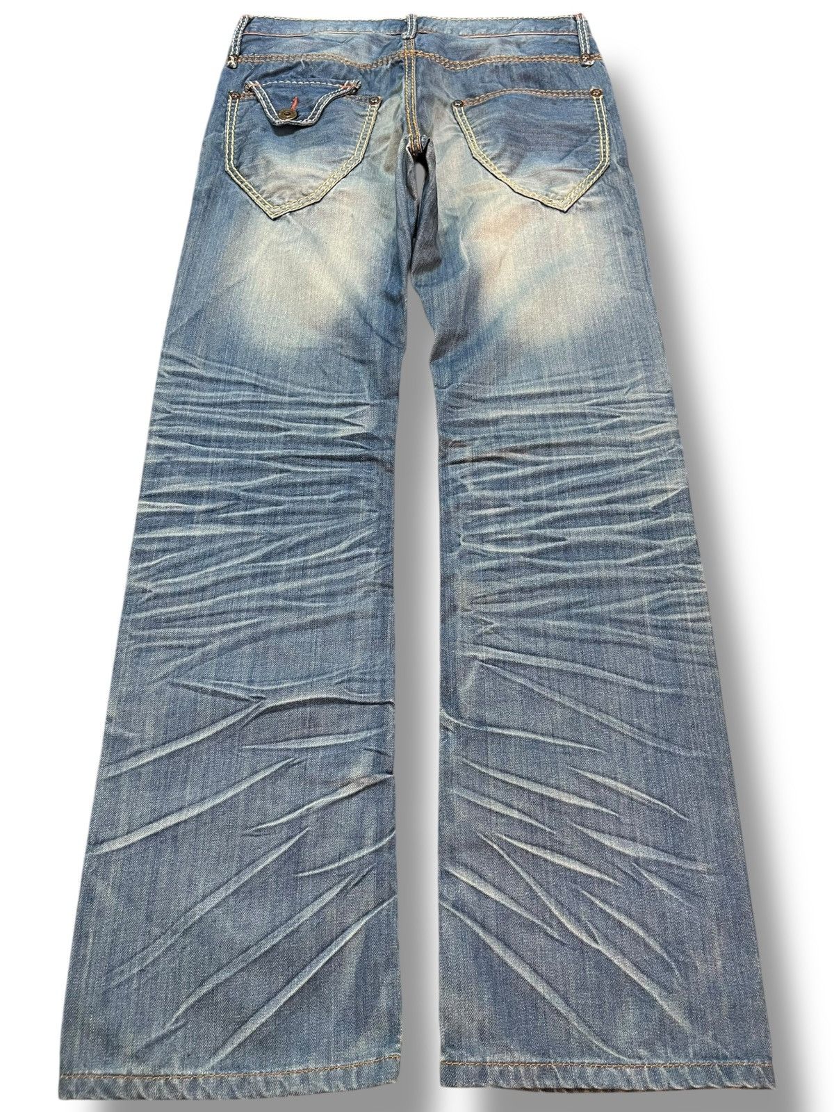 Beauty Beast Vintage Beast Whiskers Wrinkles Denim Size US 31 - 1 Thumbnail
