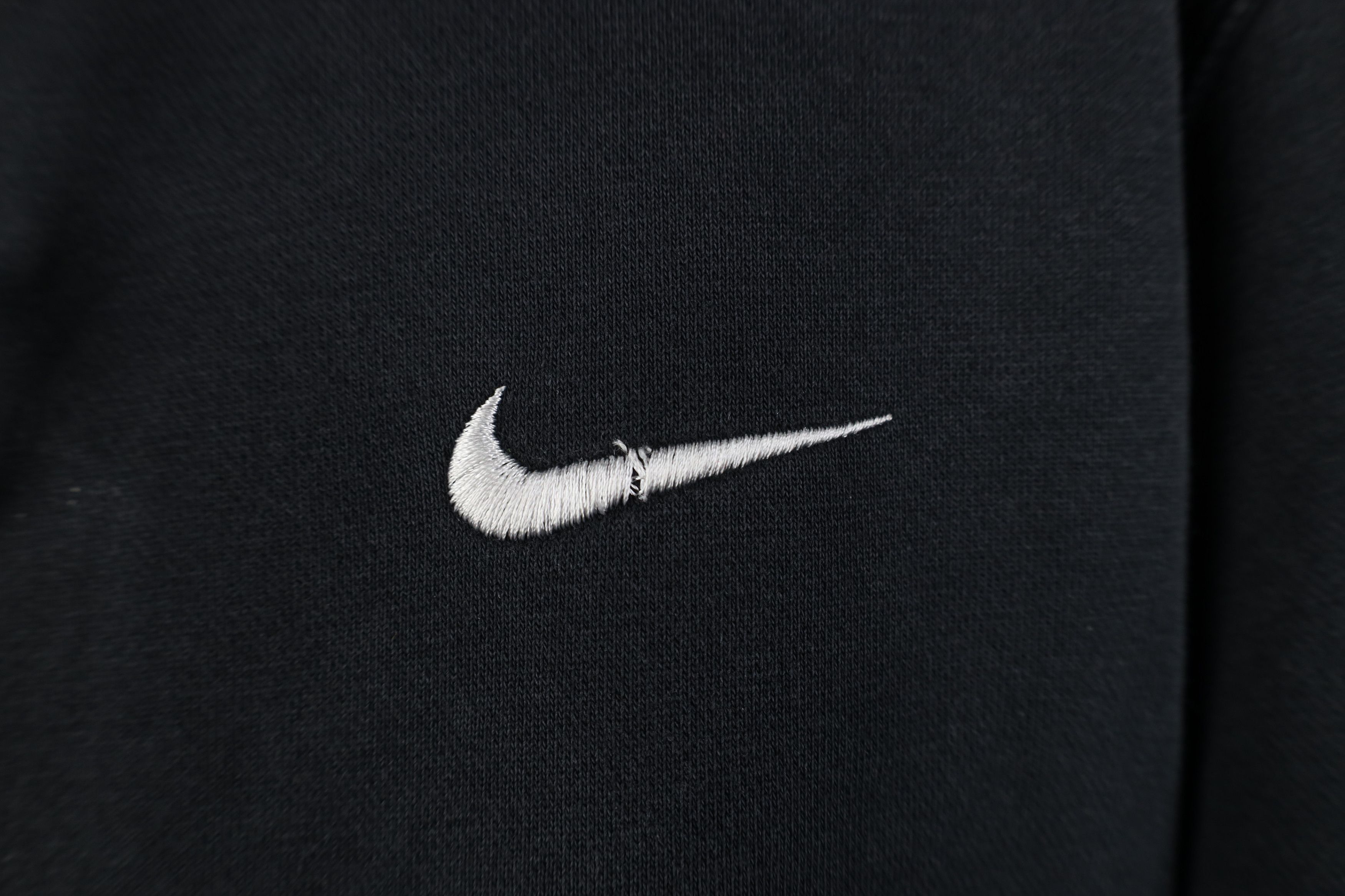 Nike Vintage Y2K Nike Scott Mini Swoosh Hoodie Sweatshirt Black Size US M / EU 48-50 / 2 - 4 Thumbnail
