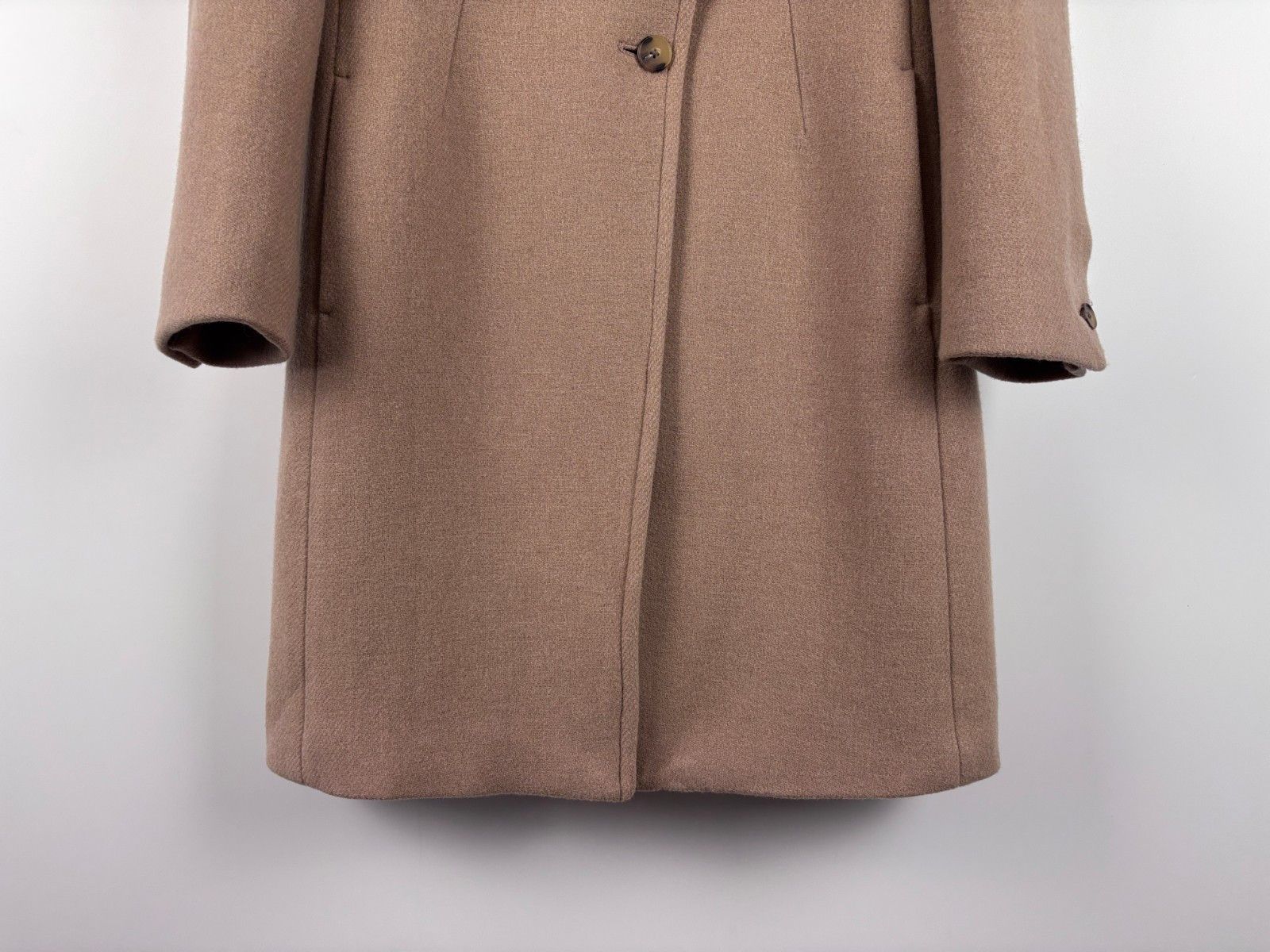 Reiss Reiss Maude Wool Blend Double Breasted Coat Camel Size US 6 Size M / US 6-8 / IT 42-44 - 3 Thumbnail