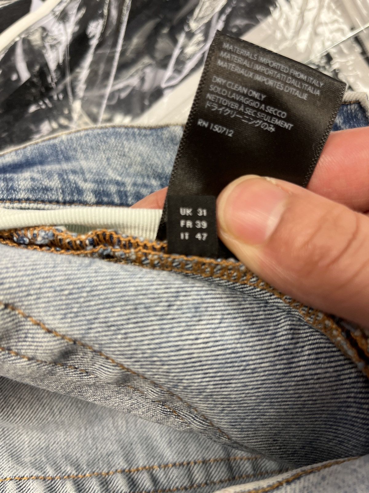 Amiri Amiri Blue Jean Size US 31 - 7 Thumbnail