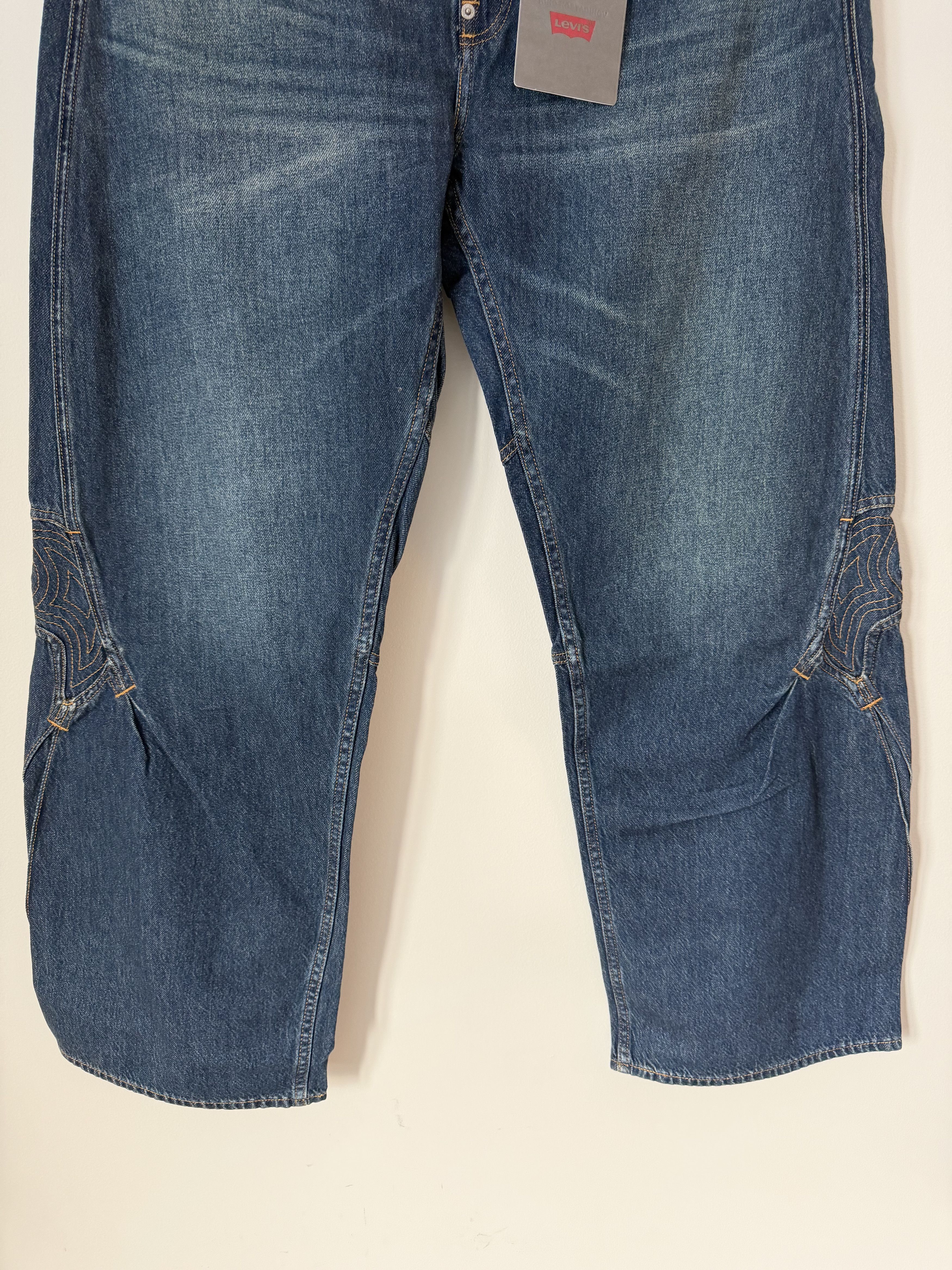 Kiko Kostadinov × Levi's Kiko Kostadinov Levi's Baggy Jeans in Indigo Blue Size US 34 / EU 50 - 3 Thumbnail