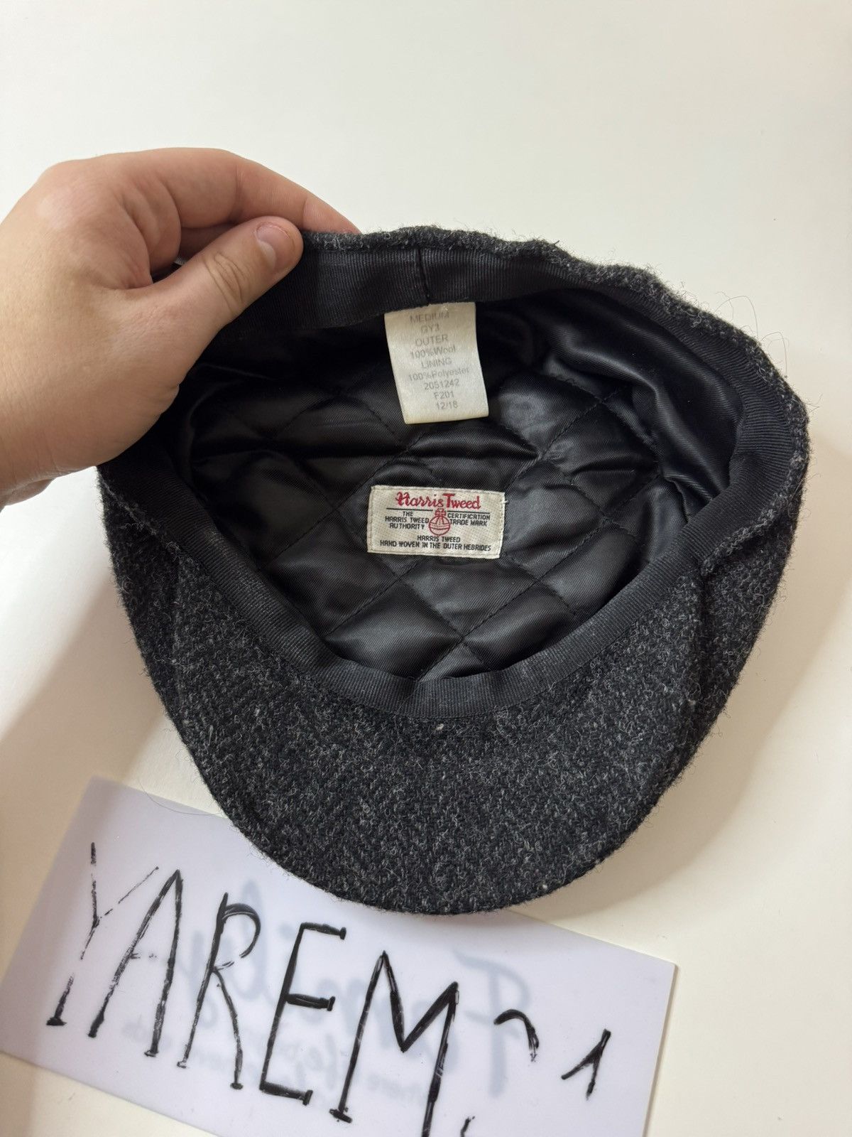 Harris Tweed Harris Tweed vintage cap hat Size ONE SIZE - 4 Thumbnail