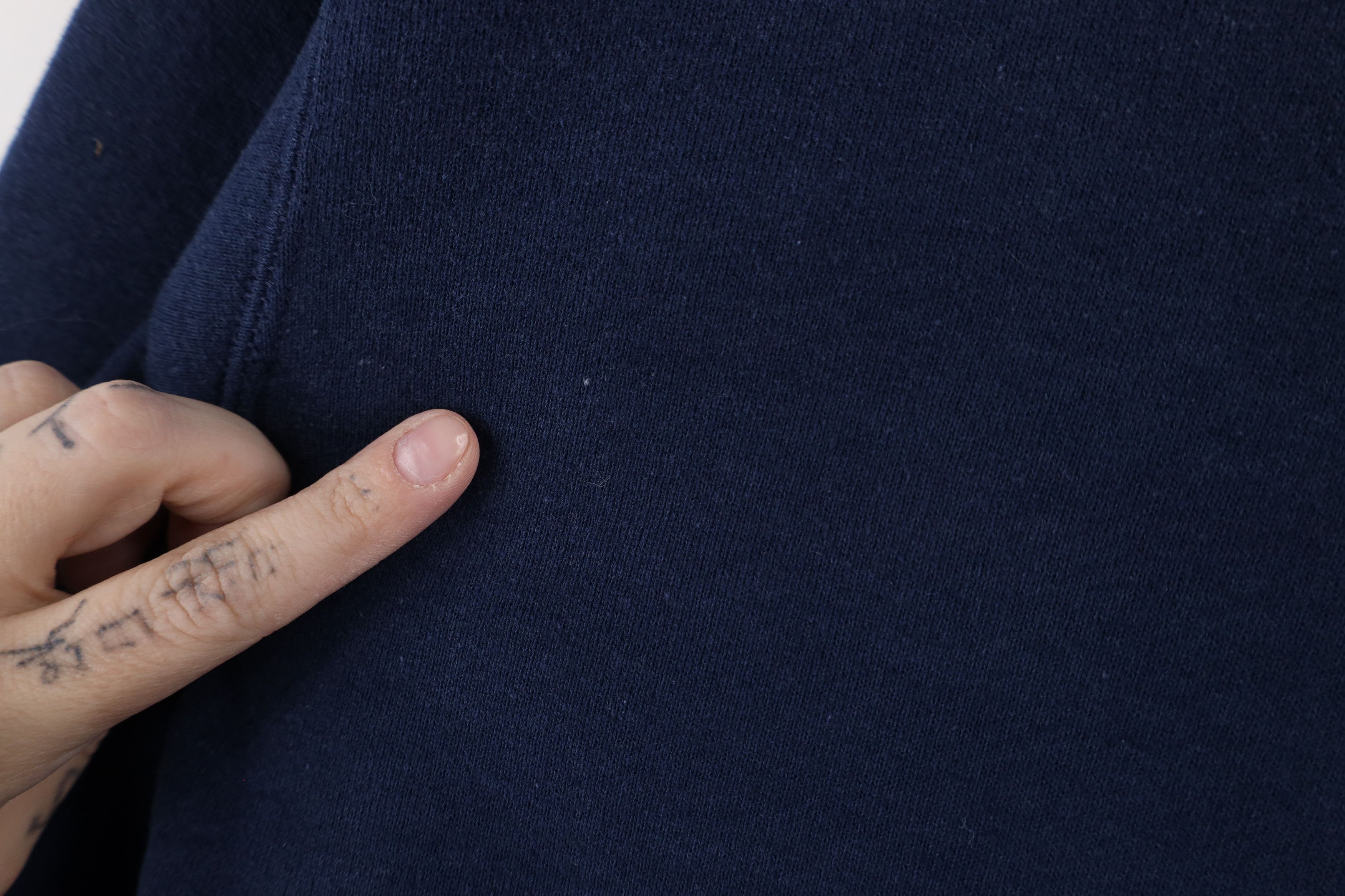 Russell Athletic × Vintage Vintage 90s Russell Athletic Blank Sweatshirt Blue USA Size M / US 6-8 / IT 42-44 - 5 Thumbnail