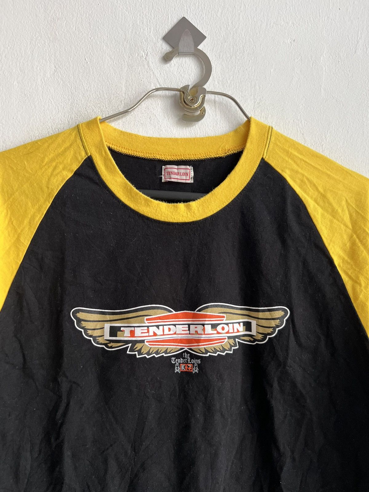 Tenderloin 1990s Tenderloin 🇯🇵 Harley Davidson Logo Two Tones Raglan Tee Size US M / EU 48-50 / 2 - 3 Thumbnail