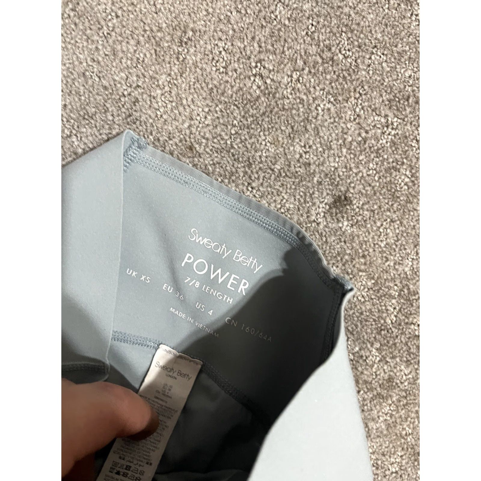 Sweaty Betty Sweaty Betty Power 7/8 Workout Leggings w pockets Gray Size 4 Size 27" / US 4 / IT 40 - 5 Thumbnail