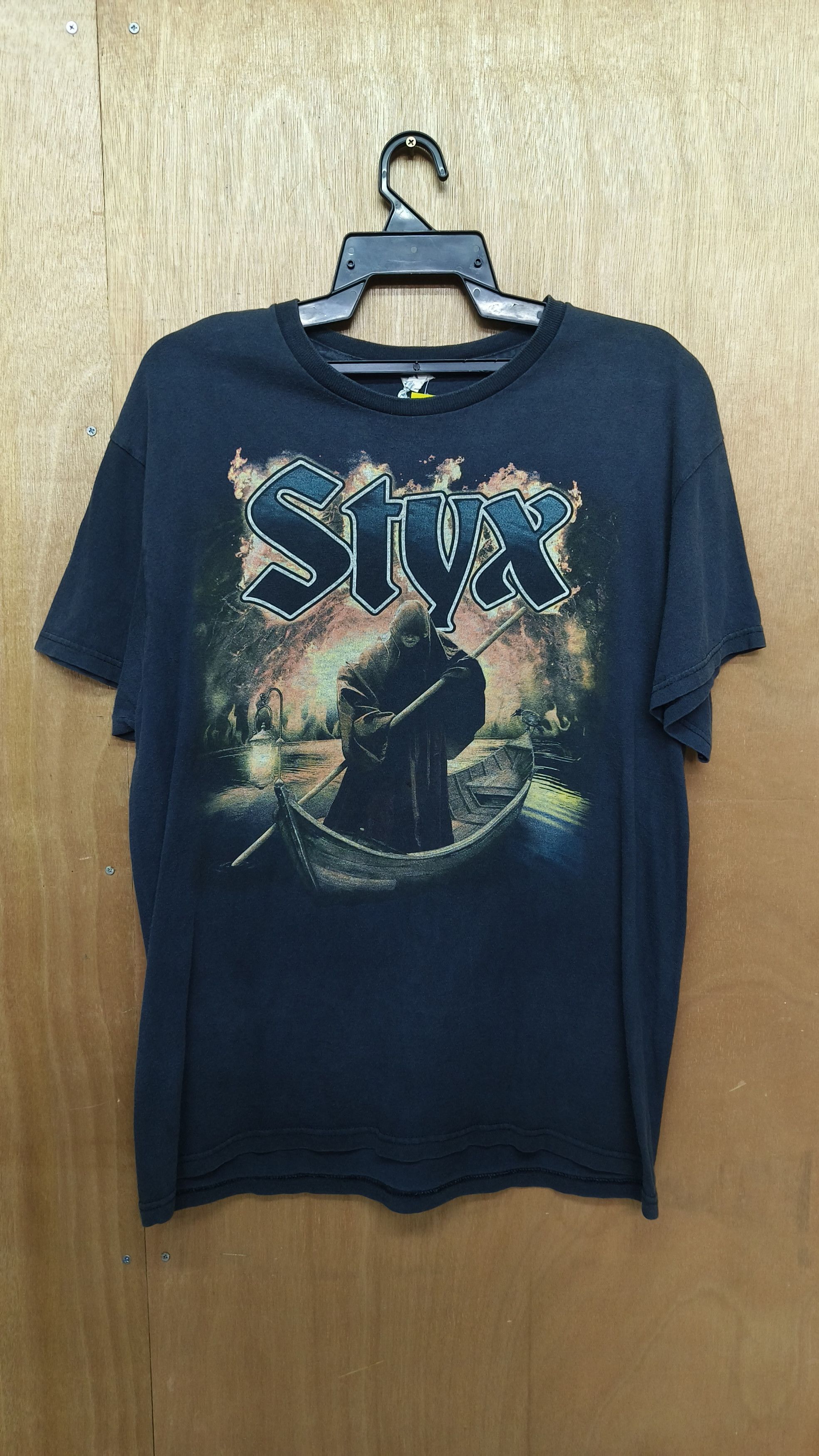 Band Tees vintage 90s STYX Rock band faded colour Size US L / EU 52-54 / 3 - 1 Thumbnail