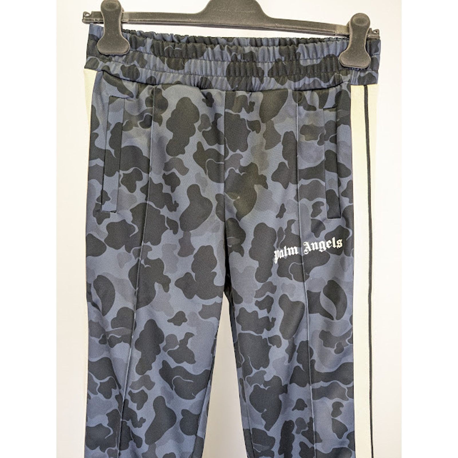 Palm Angels o1rshd1 Night Camo Track Pant in Black / White Size US 34 / EU 50 - 3 Thumbnail