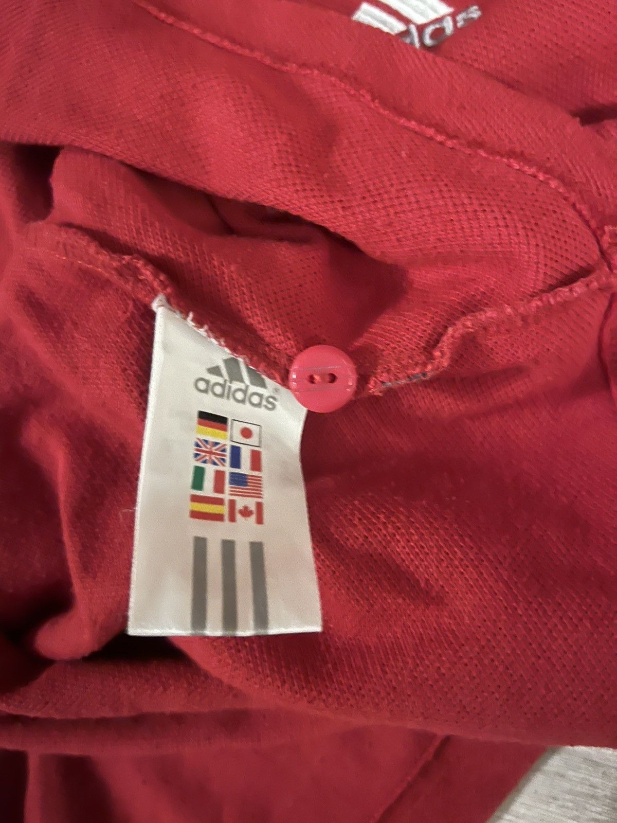 Adidas CRAZY Jersey Adidas Vintage Red - Avan Opium Drip Y2K Size US XL / EU 56 / 4 - 7 Thumbnail