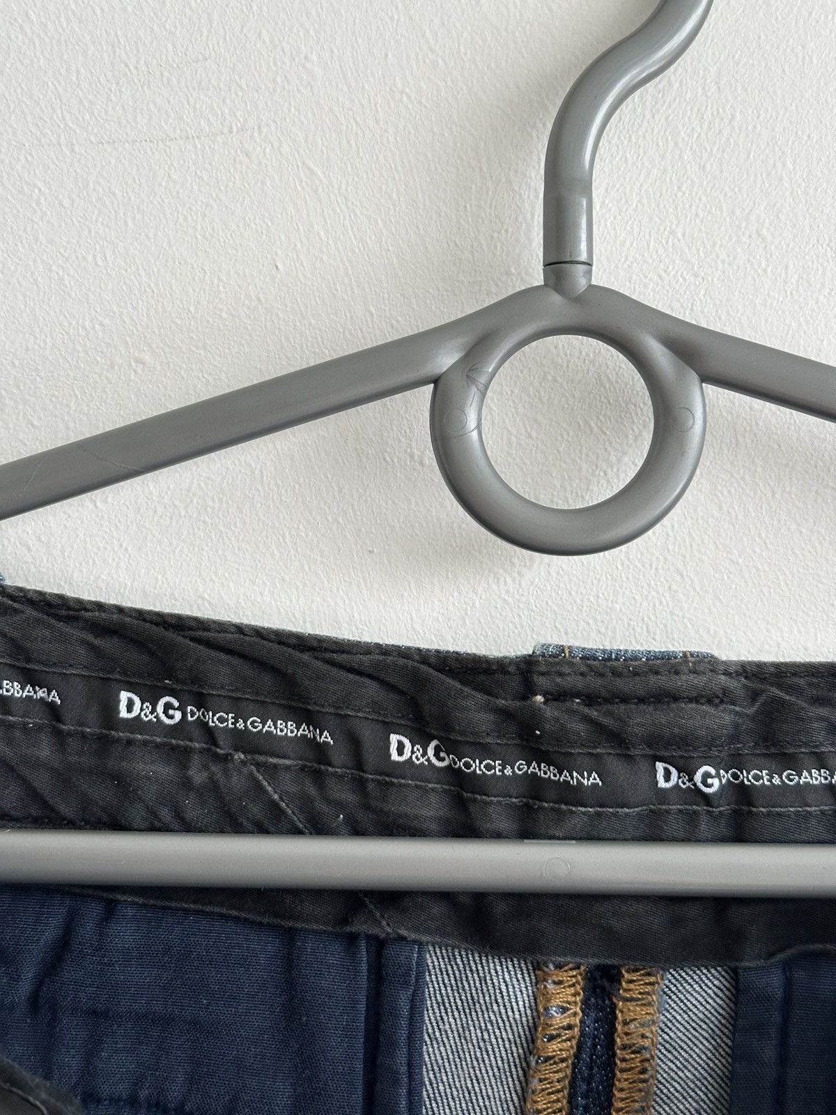 Dolce & Gabbana 90s Dolce & Gabbana Denim Shorts Blue IT 44 Buckle Waist D&G Size 30" / US 8 / IT 44 - 10 Thumbnail