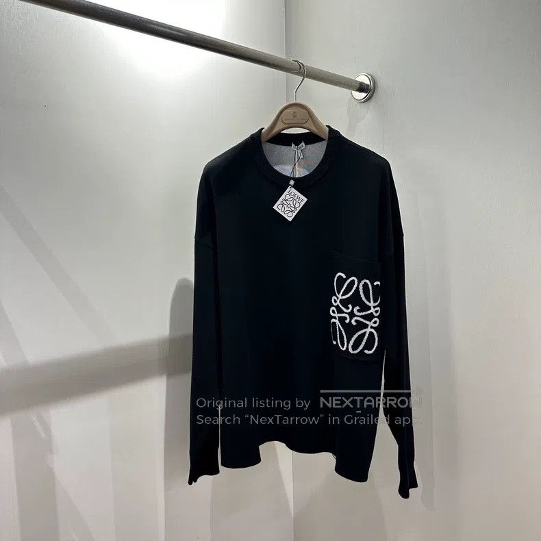 Loewe Loewe Anagram logo long-sleeve hoodie Size US S / EU 44-46 / 1 - 1 Thumbnail