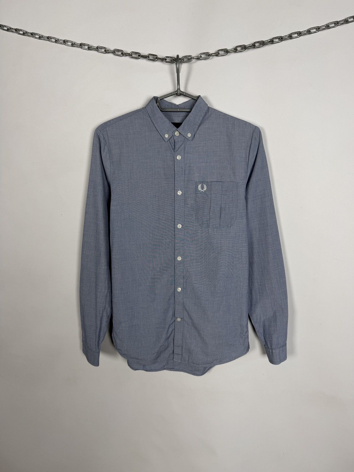 Fred Perry Men’s Fred Perry Long Sleeve Shirt Button Up Cotton Size S Size US S / EU 44-46 / 1 - 1 Thumbnail