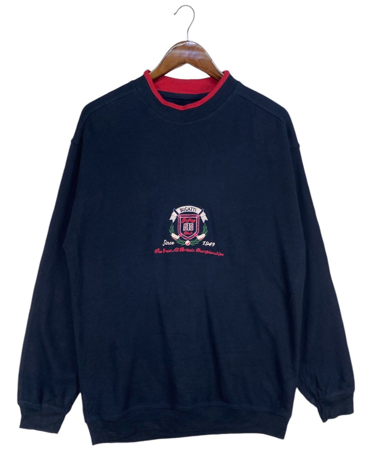 Bugatti × Designer × Vintage 🔥RARE🔥VINTAGE BUGATTI EMBROIDERY LOGO SWEATSHIRT Size US S / EU 44-46 / 1 - 1 Thumbnail
